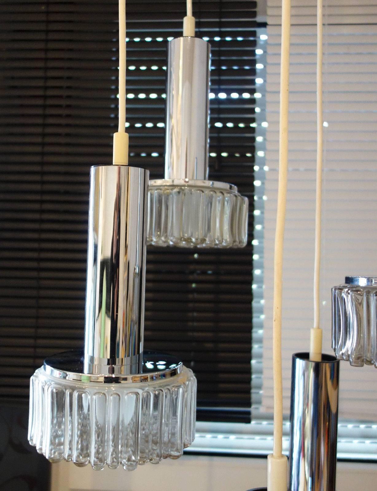 Modern Staff Cascade Chandelier Pendant For Sale