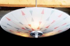 Lampe suspendue tchèque du milieu du siècle pour l'exposition universelle de Bruxelles, 1958