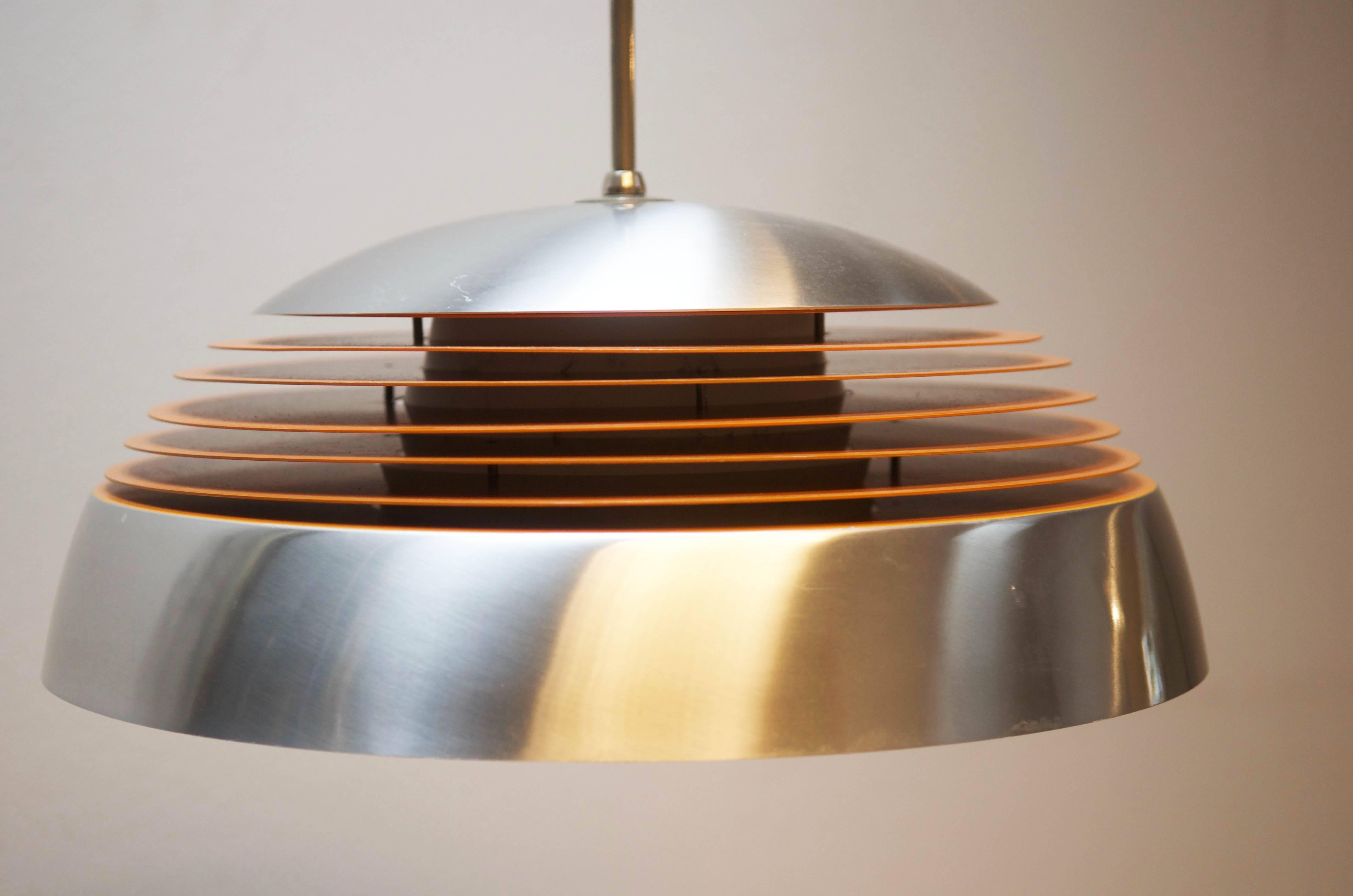 Aluminum Pendant from the 1970s For Sale 2