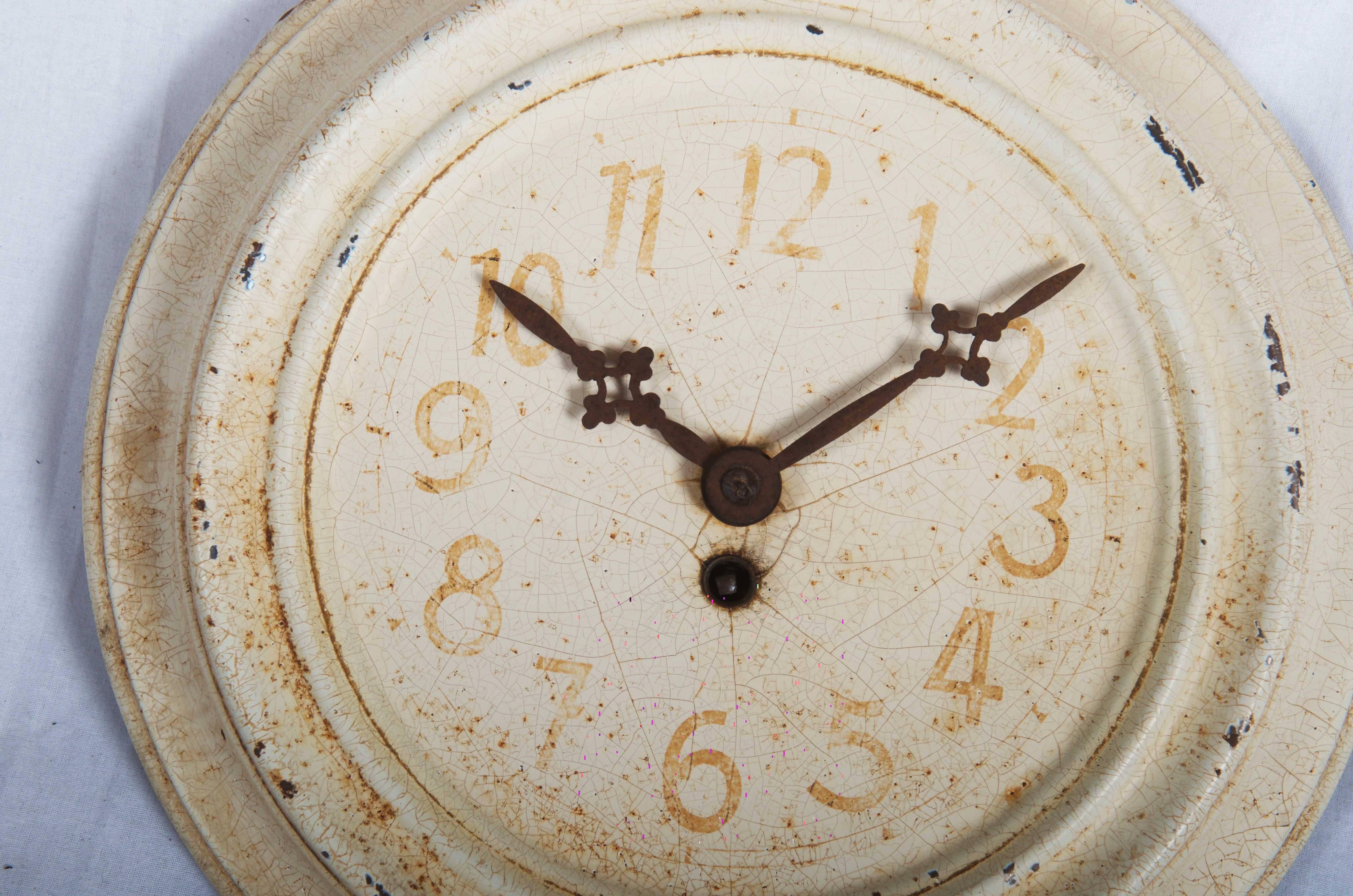 Mid-20th Century Wall Clock from 1930s