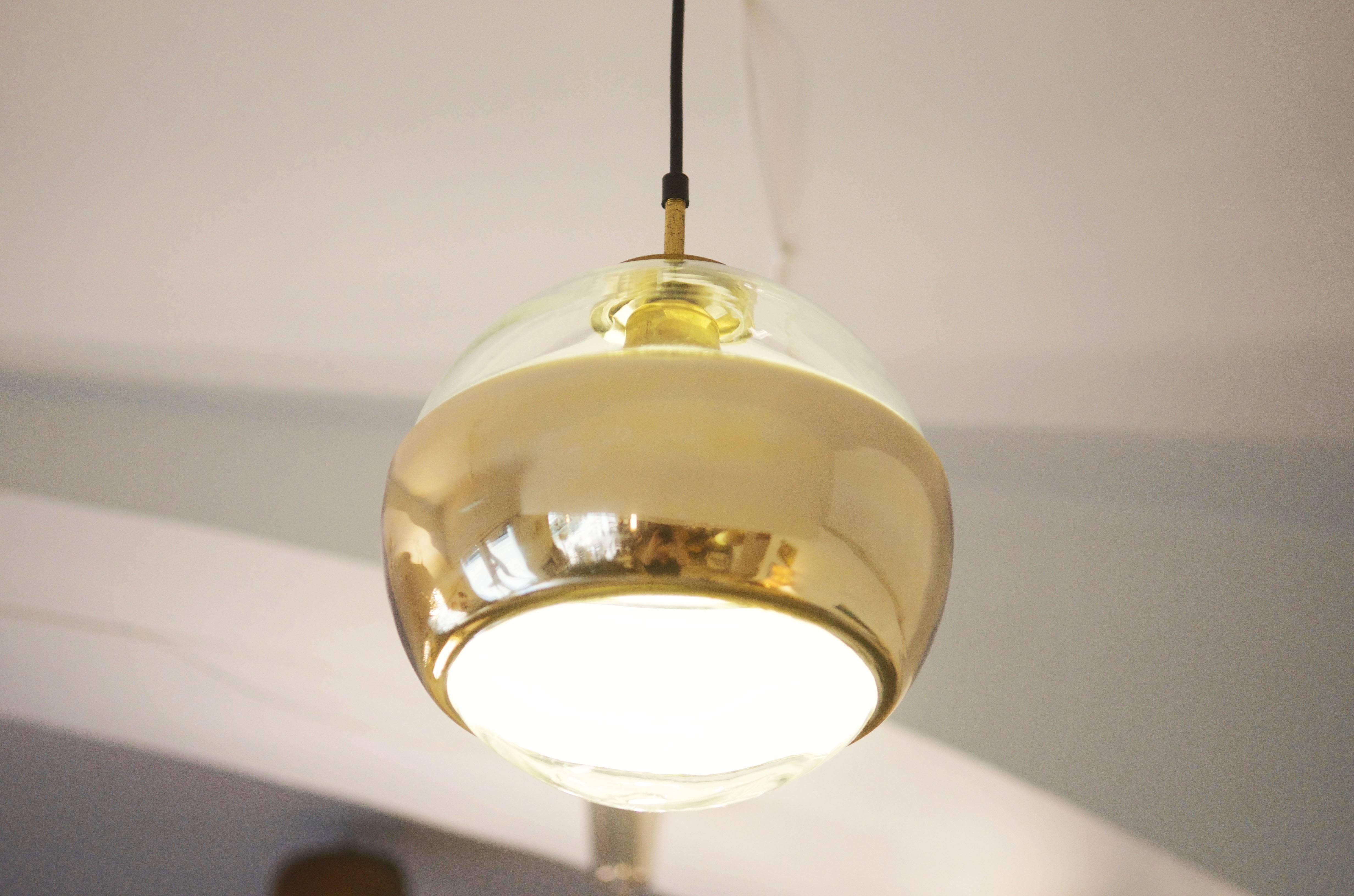 Glass Pendant by Peill & Putzler For Sale