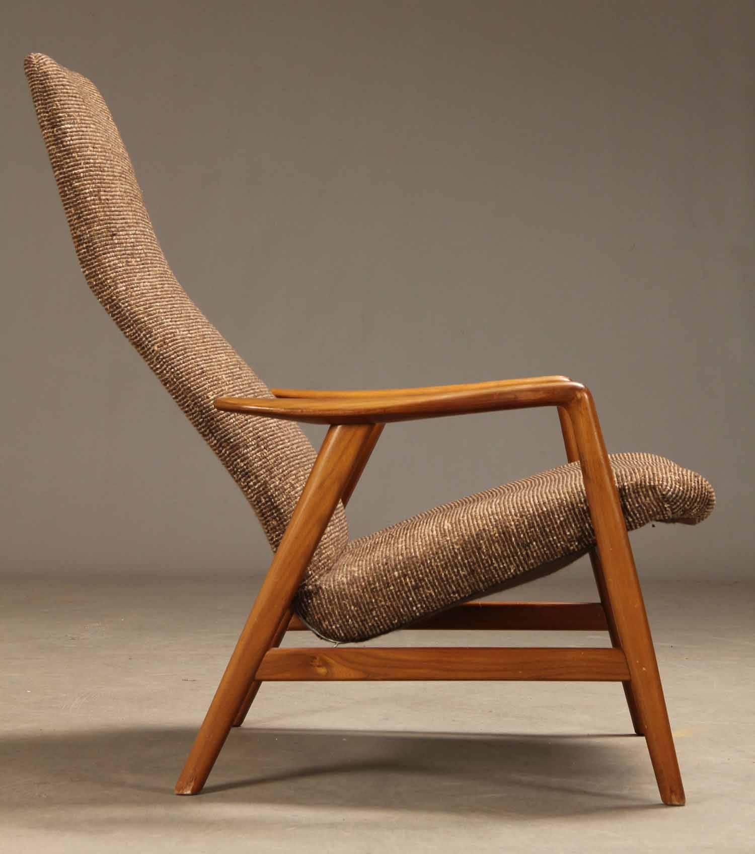 Scandinavian Modern Contour Armchair by Alf Svensson