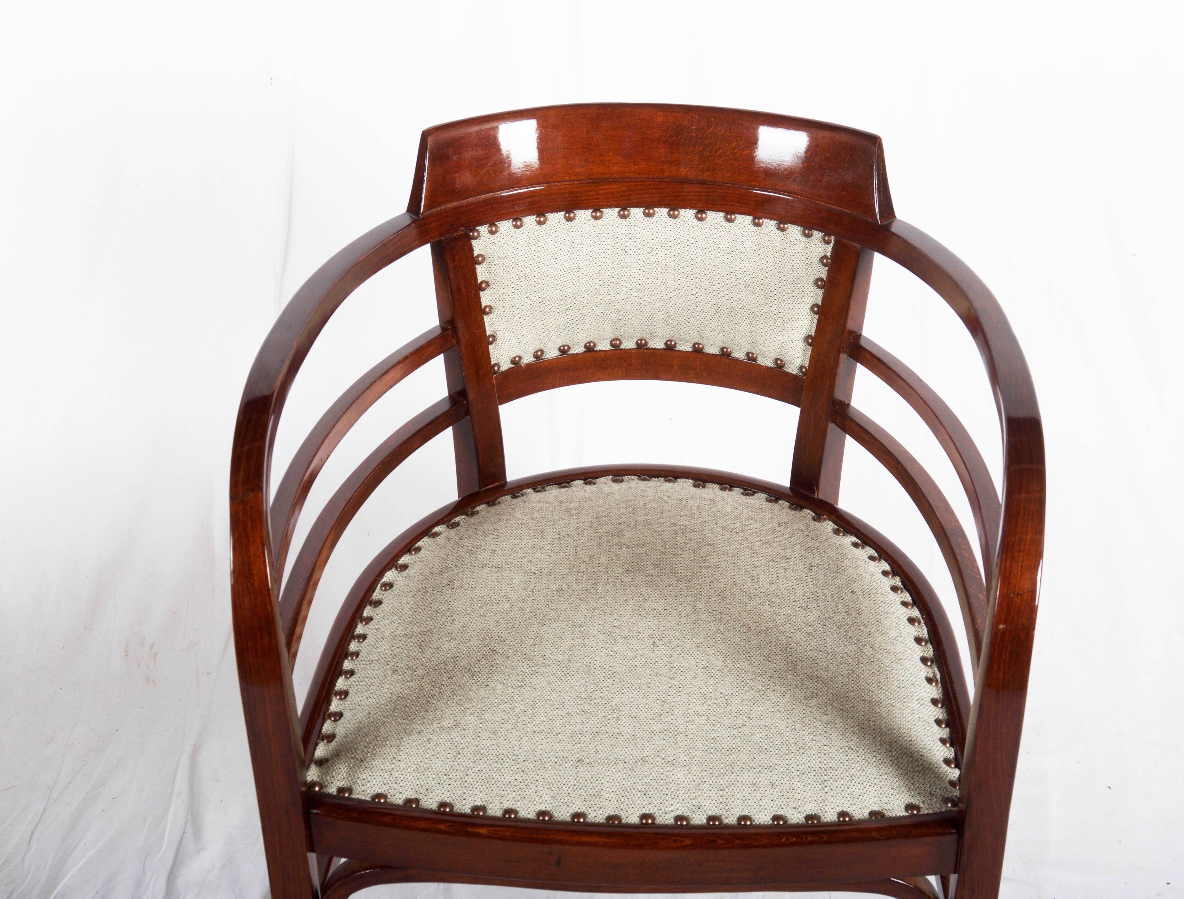 Early 20th Century Thonet Armchairs by Otto Wagner For Sale