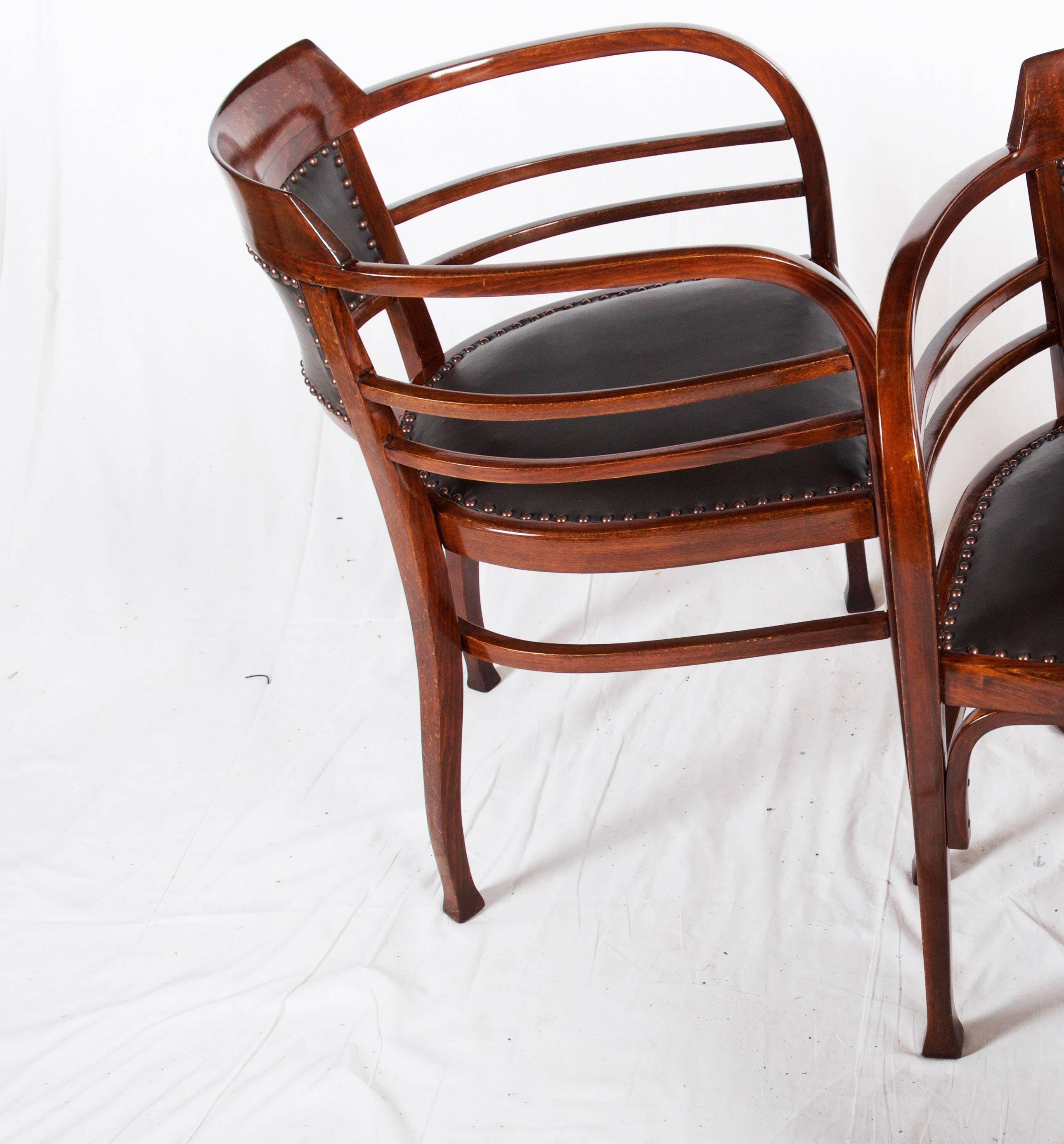 Fauteuils Thonet par Otto Wagner Excellent état - En vente à Vienna, AT