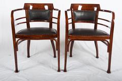 Fauteuils Thonet par Otto Wagner