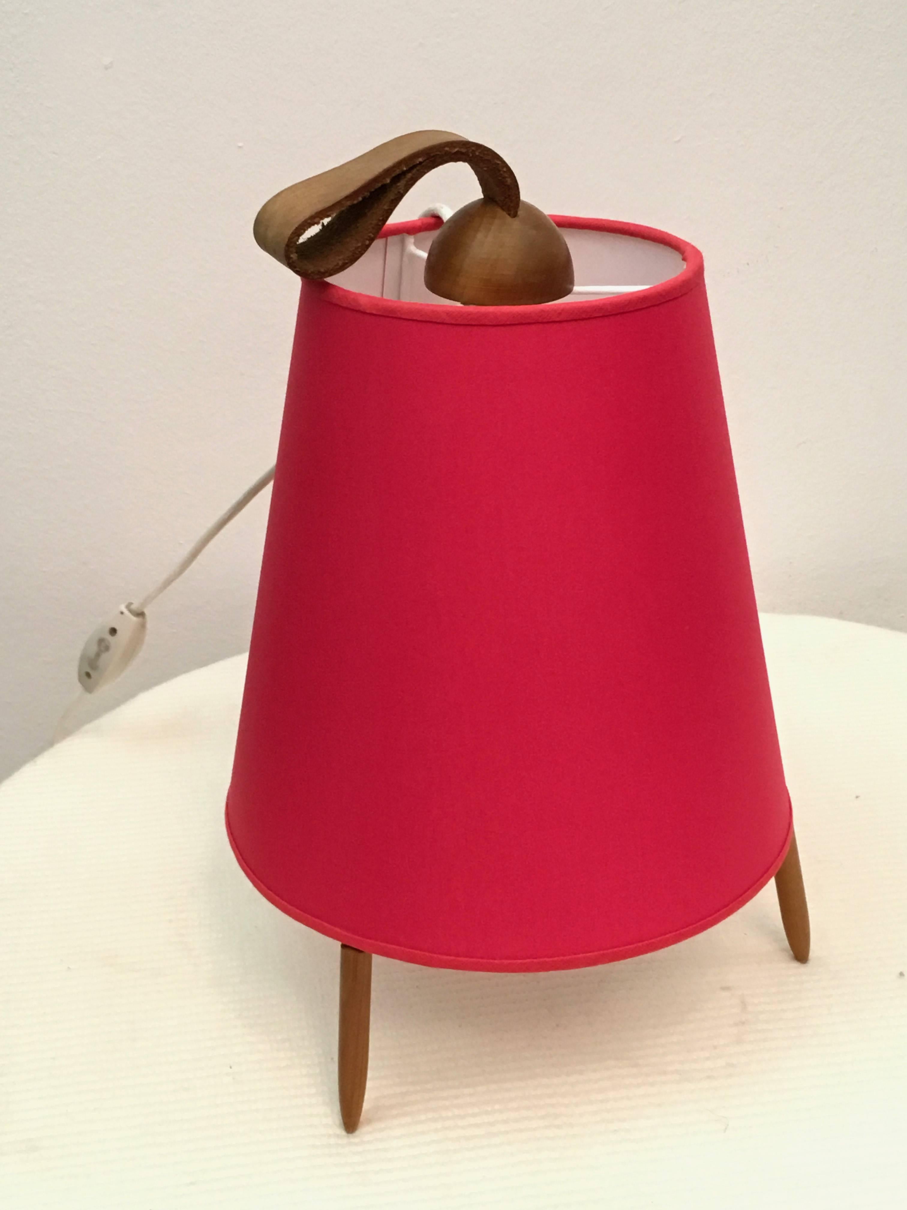 Mid-20th Century J. T. Kalmar Table Lamp Form the 1950s For Sale