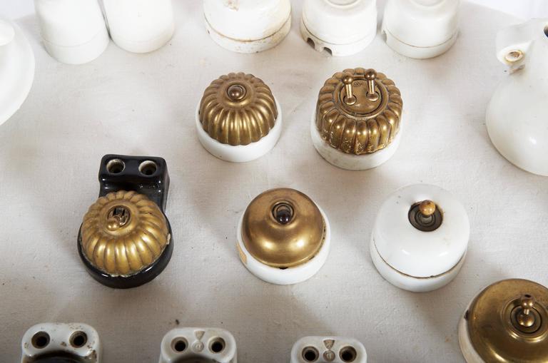 Collection of Art Deco Wall Light Switches at 1stDibs