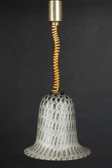 Pendentif en forme de cloche texturé du milieu du siècle dernier de Peill & Putzler