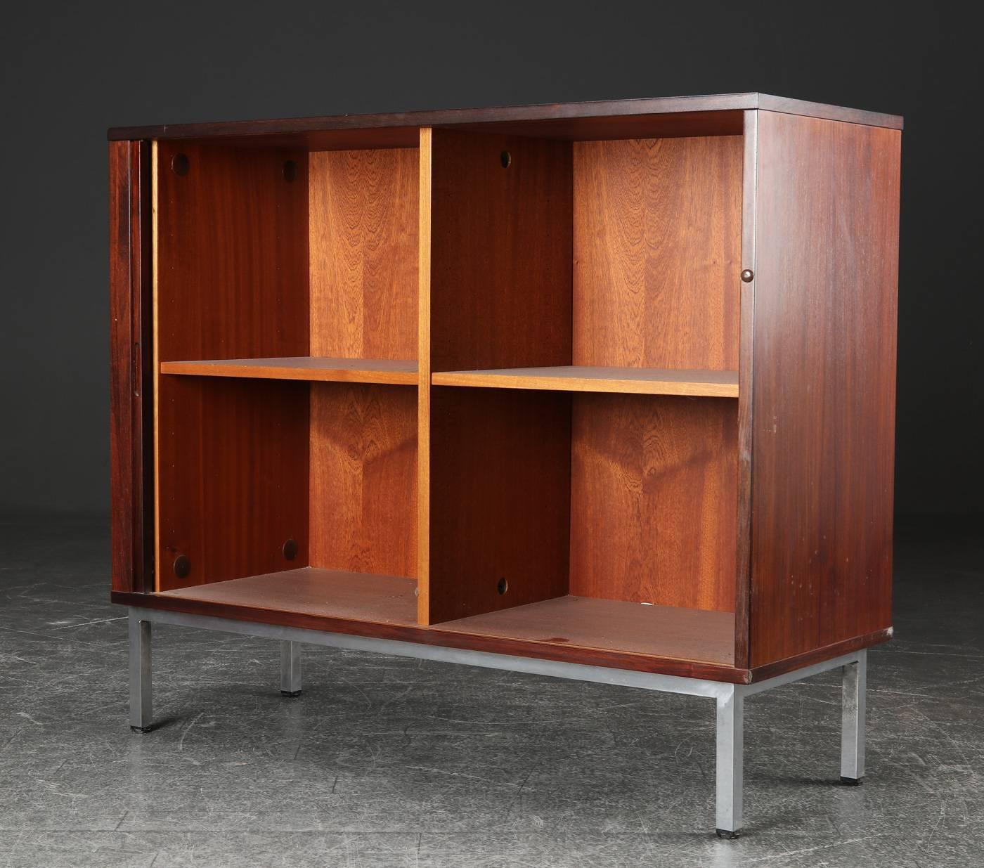 Danish Mid-Century Hardwood Cabinet For Sale