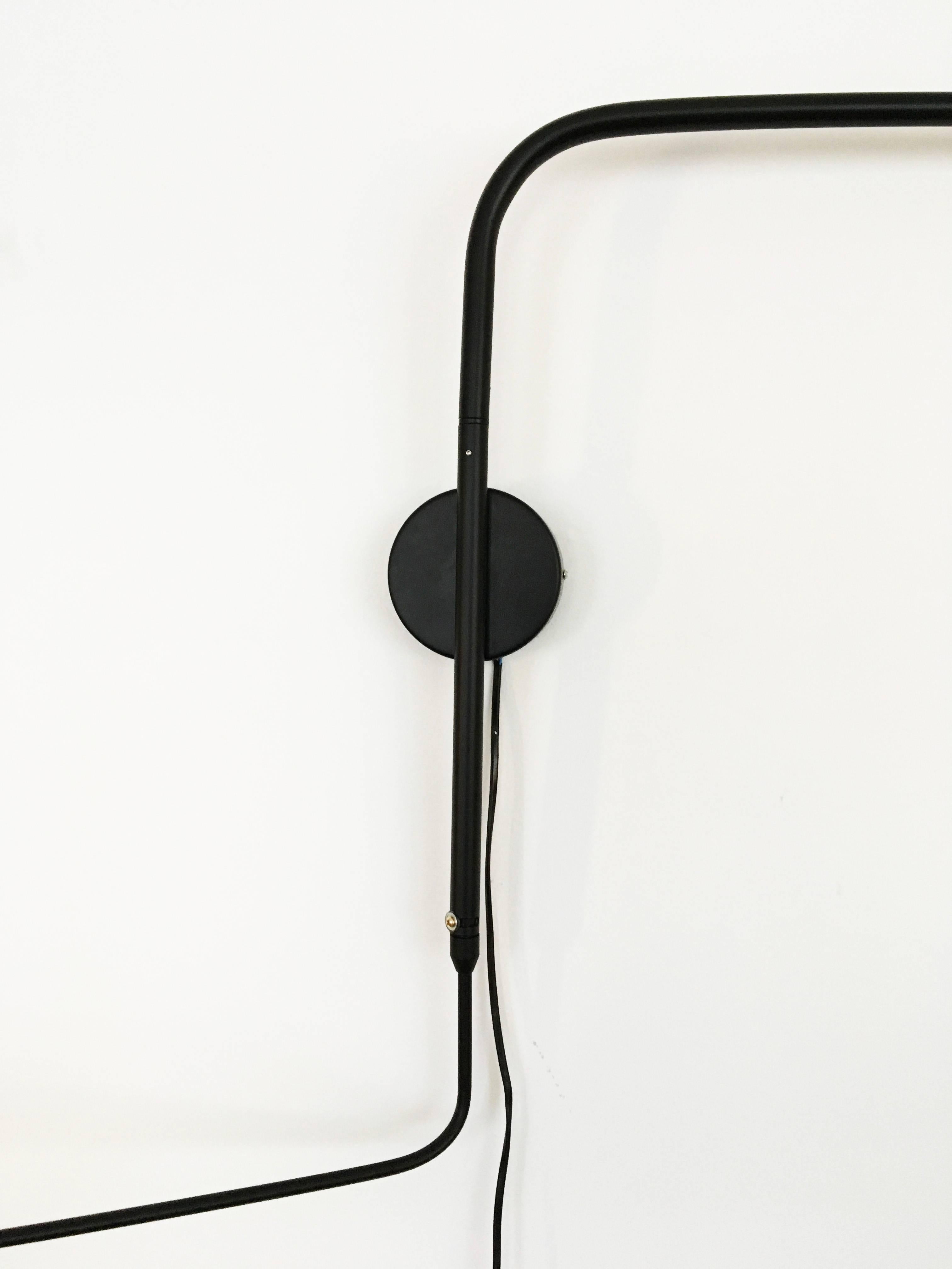 Sconce with Two Rotating Arms in the Style of Serge Mouille In Excellent Condition In Vienna, AT