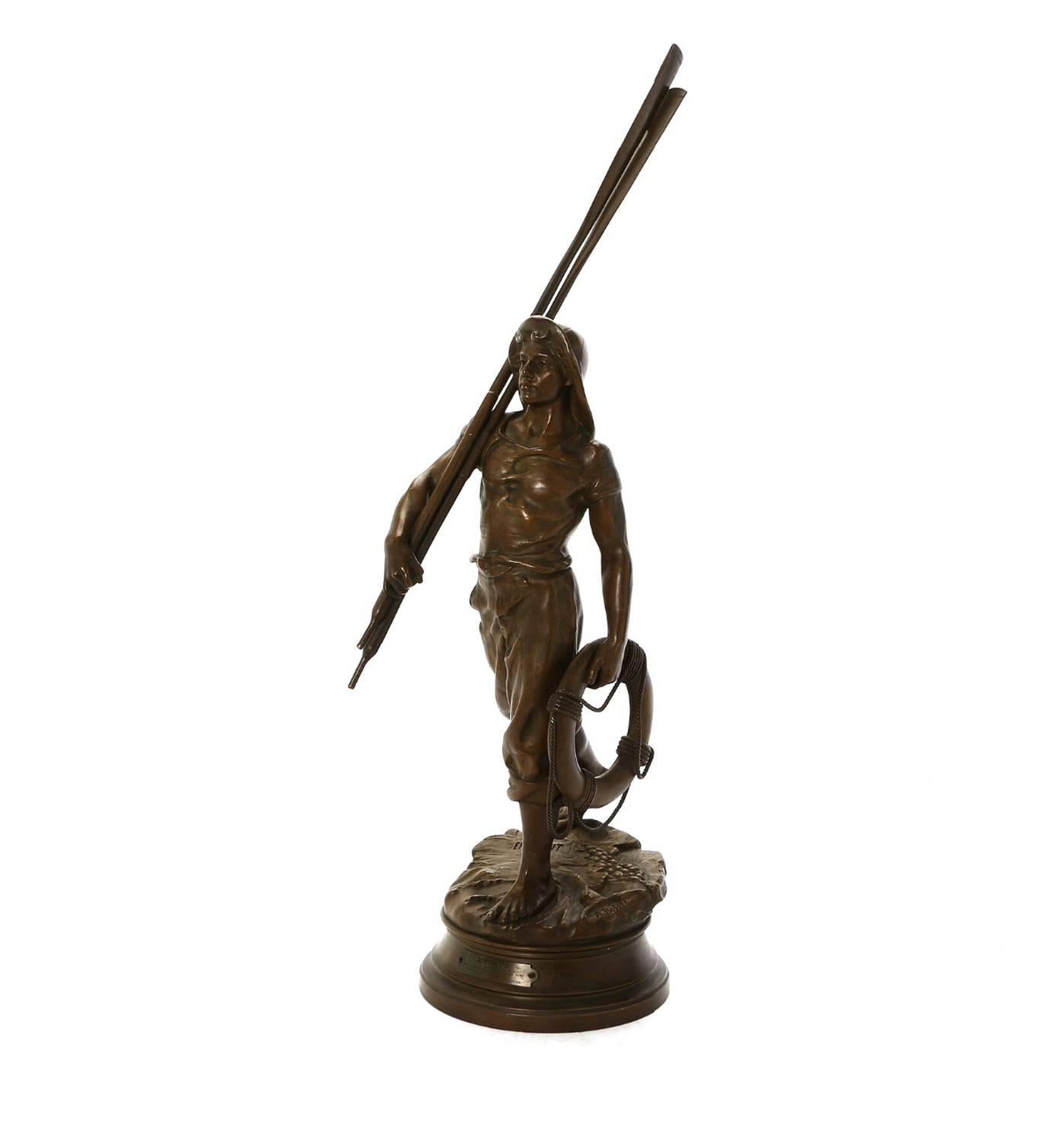 Bronze Figure "En Avant" by Antoine Bofill