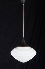 Large Opaline Glass Pendant