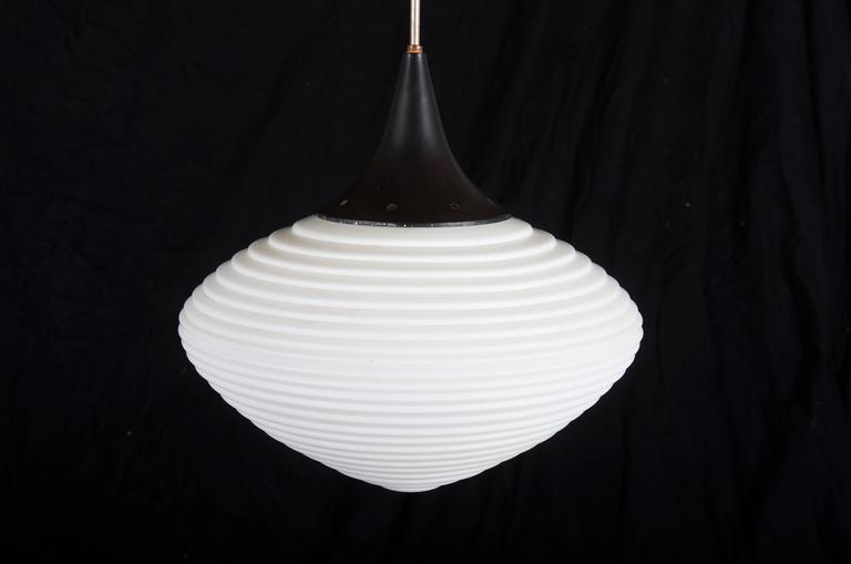 Large Opaline Glass Pendant In Excellent Condition For Sale In Vienna, AT