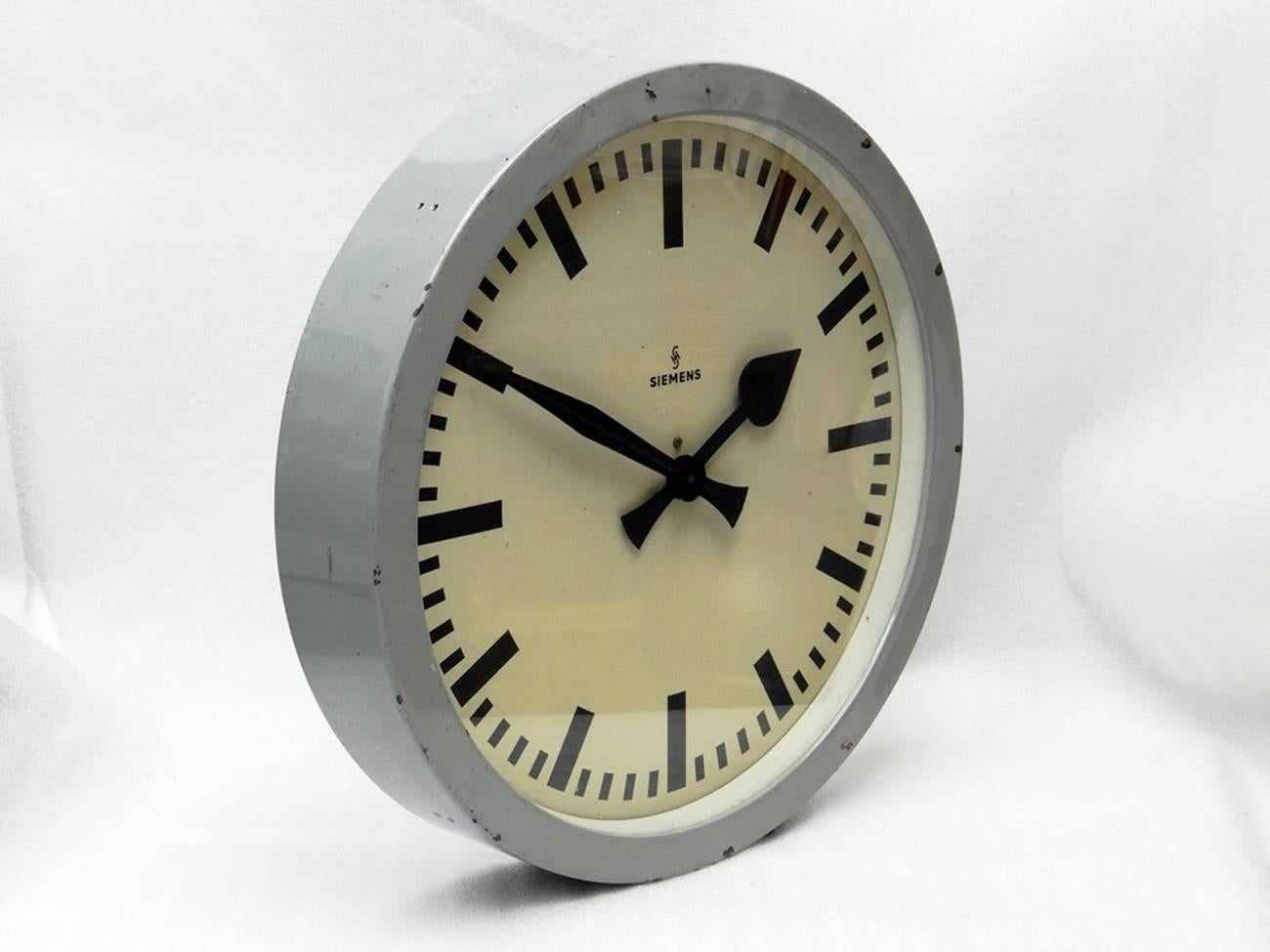 large station wall clock