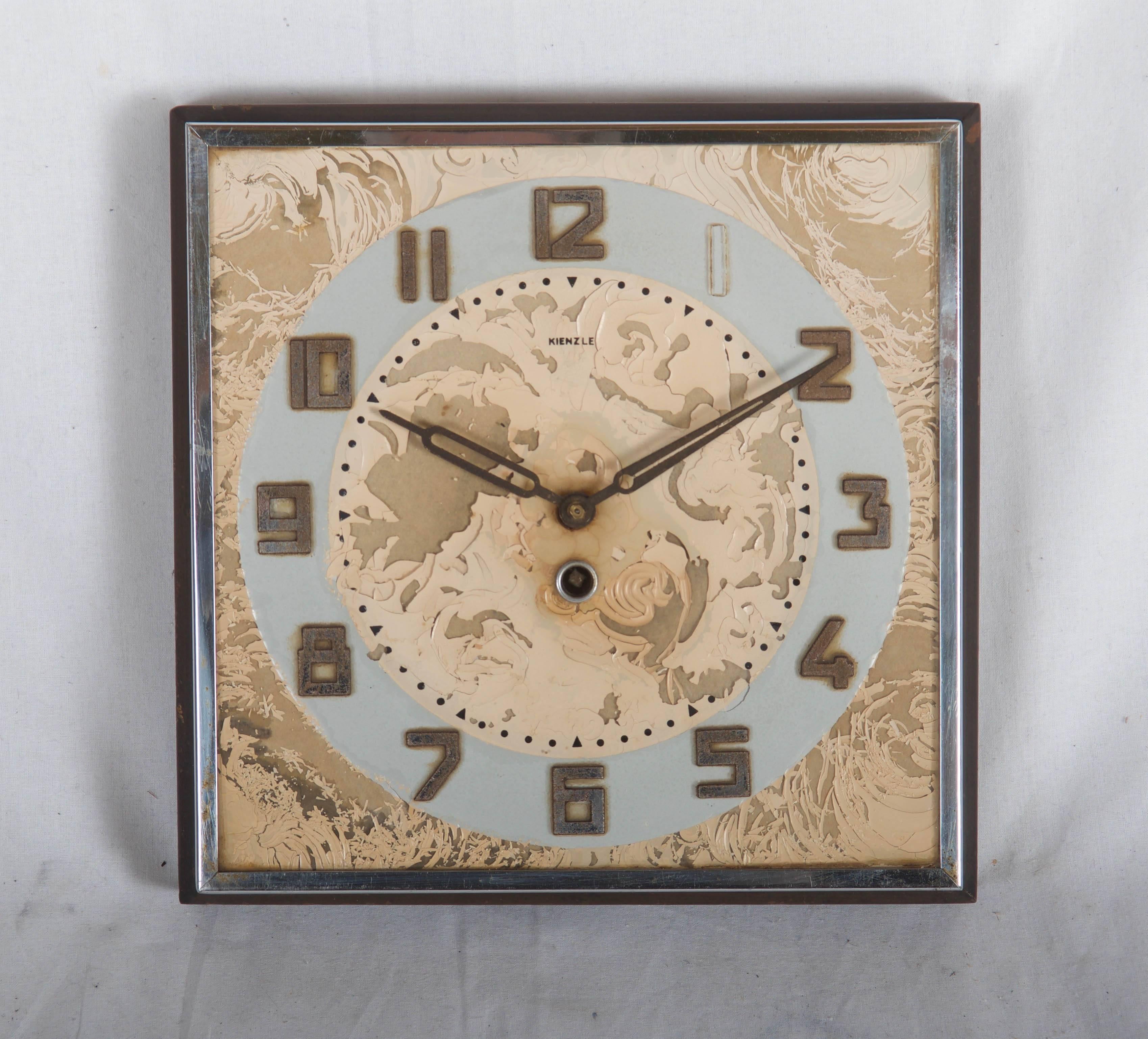 Bauhaus Kienzle Wall Clock from the 1920s