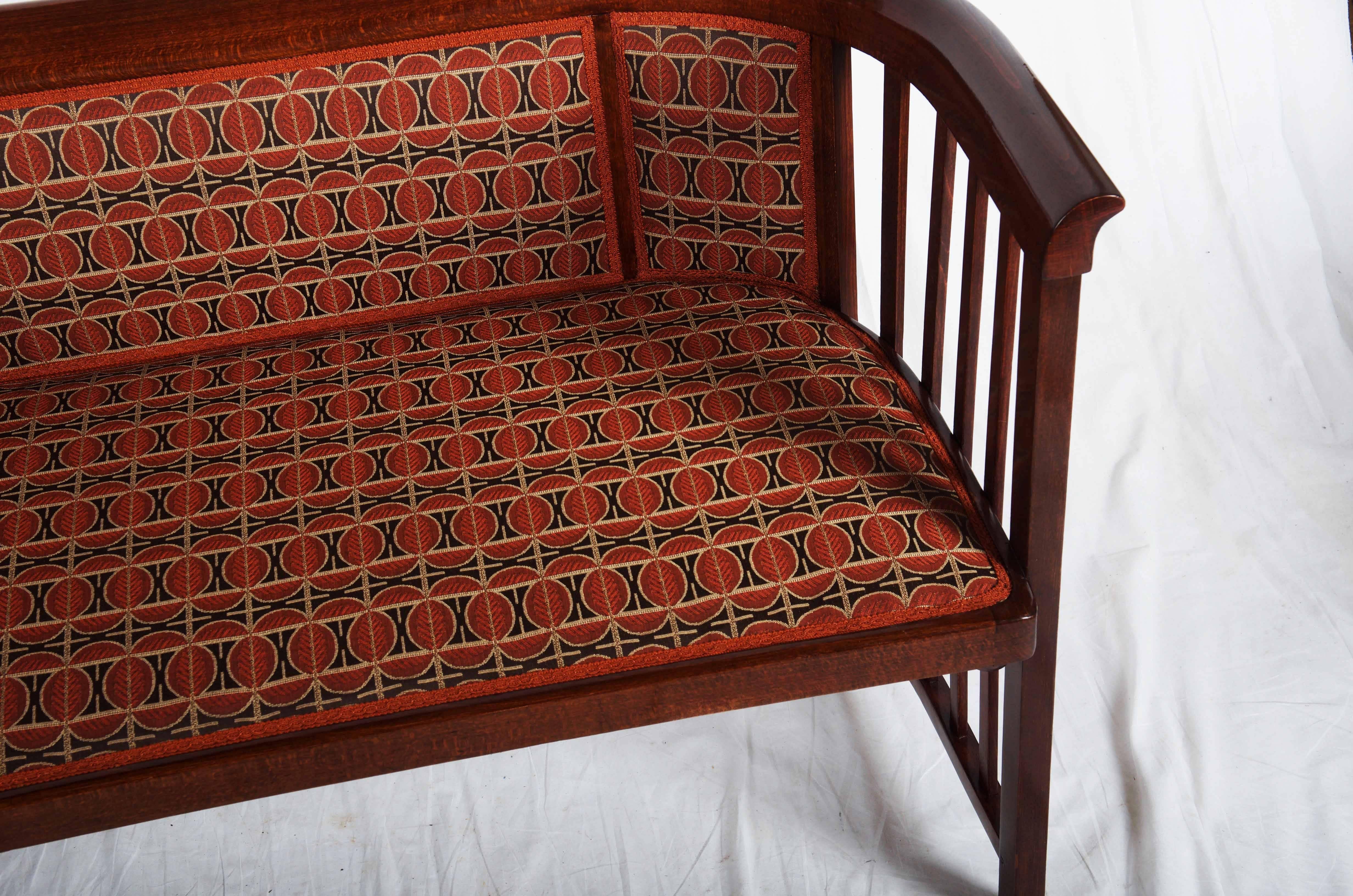 Early 20th Century Josef Hoffmann Bentwood Settee For Sale