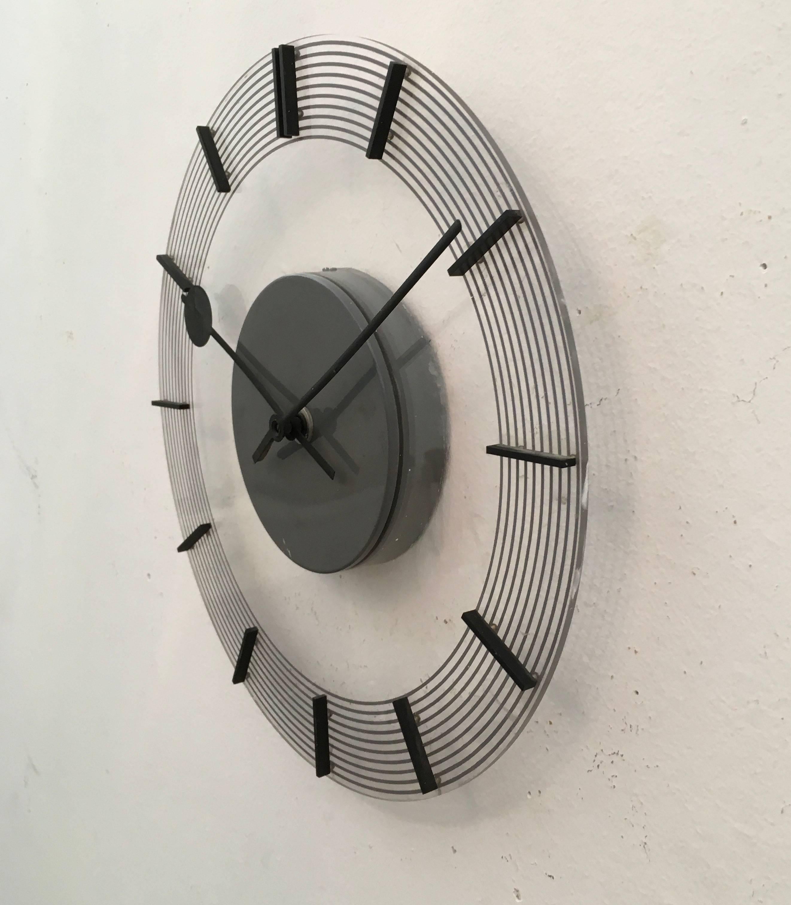 Siemens Halske Factory or Workshop Wall Clock In Excellent Condition In Vienna, AT