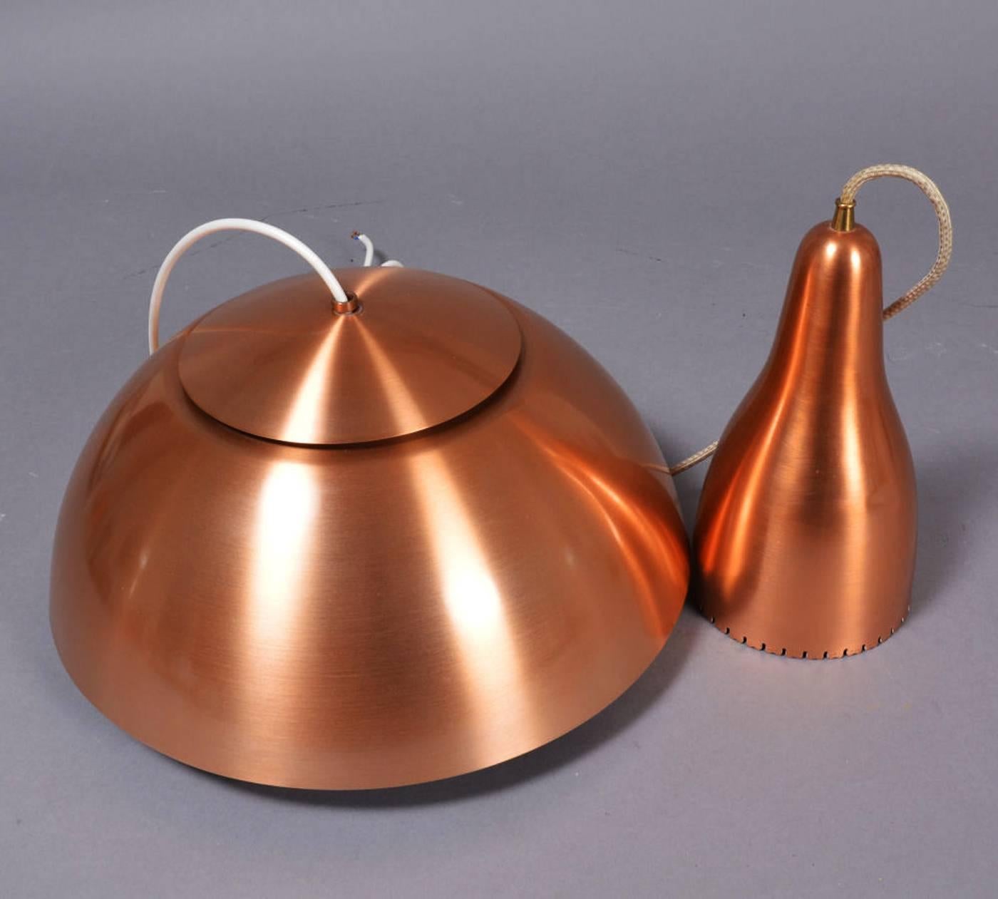 Danish Lyfa Copper Pendant For Sale