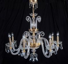 Stunning Bohemian Glass Chandelier