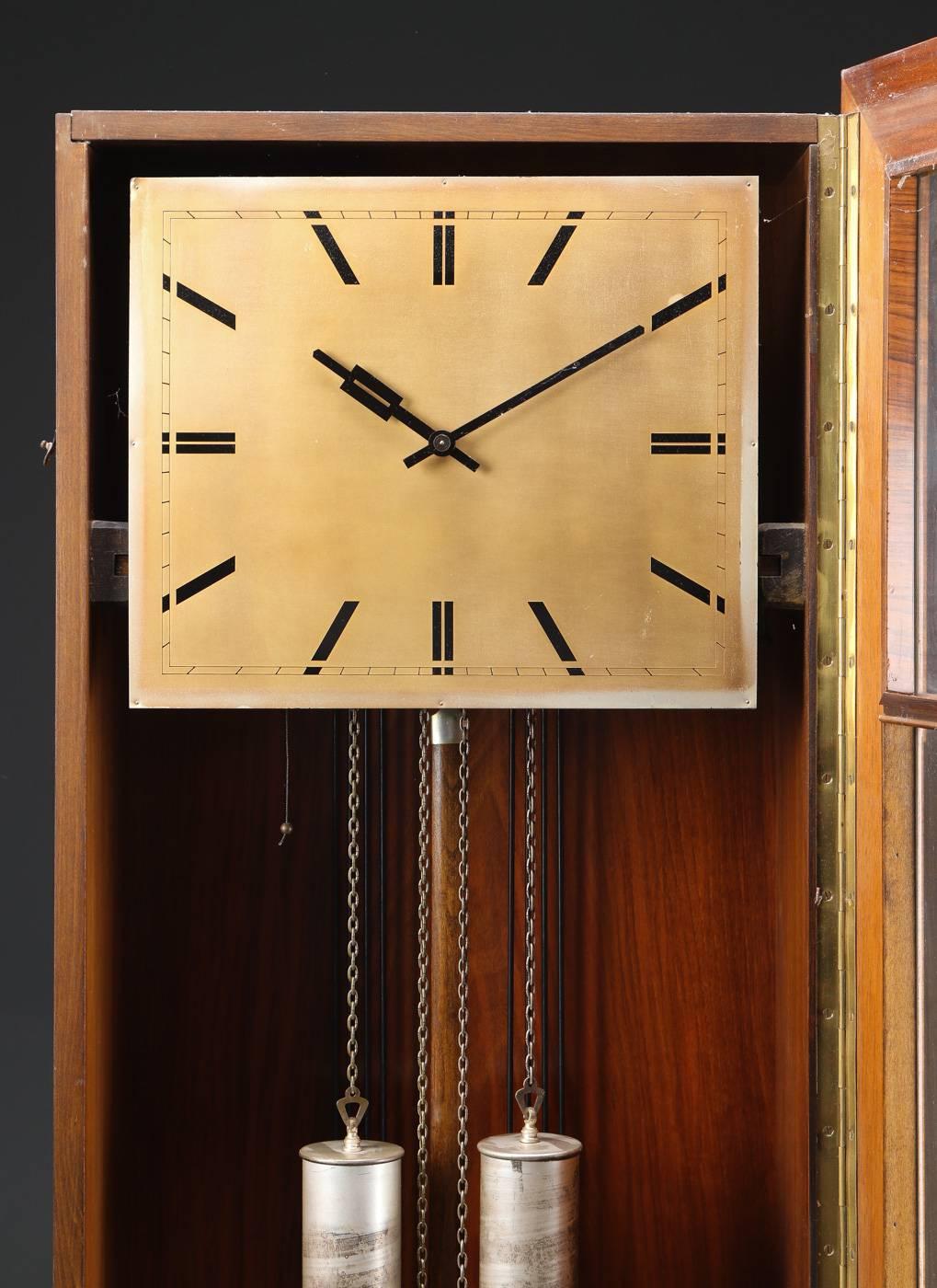 art deco grandfather clocks