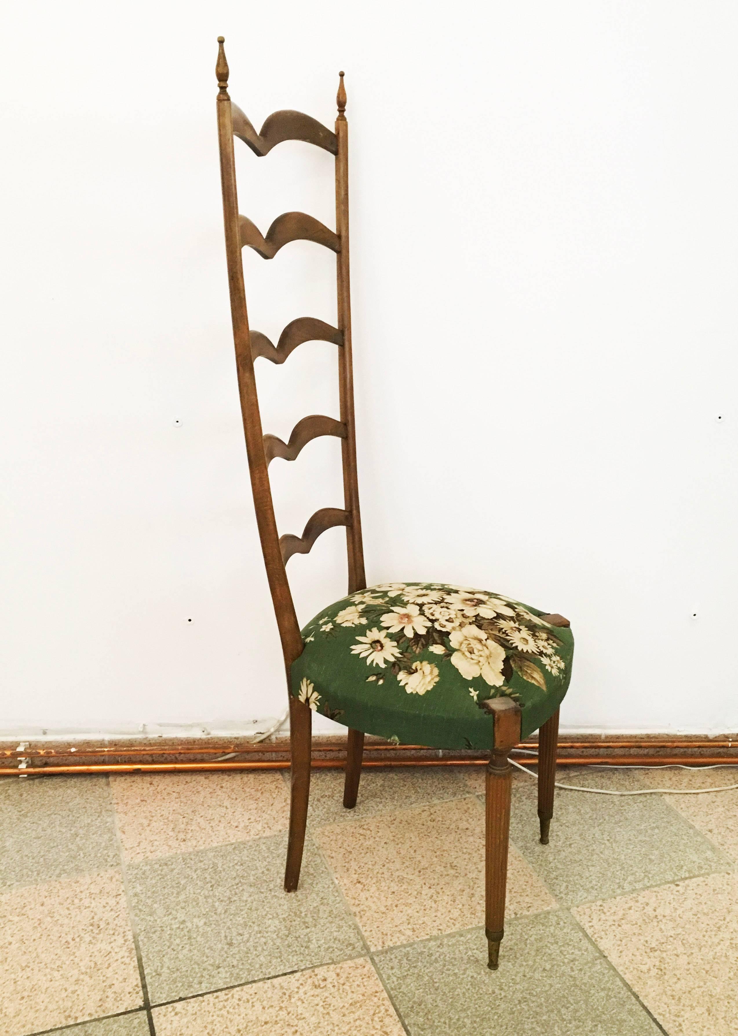 Modern Pair of High-Backed Chairs Attributed to Oskar Strnad or Hugo Gorge For Sale