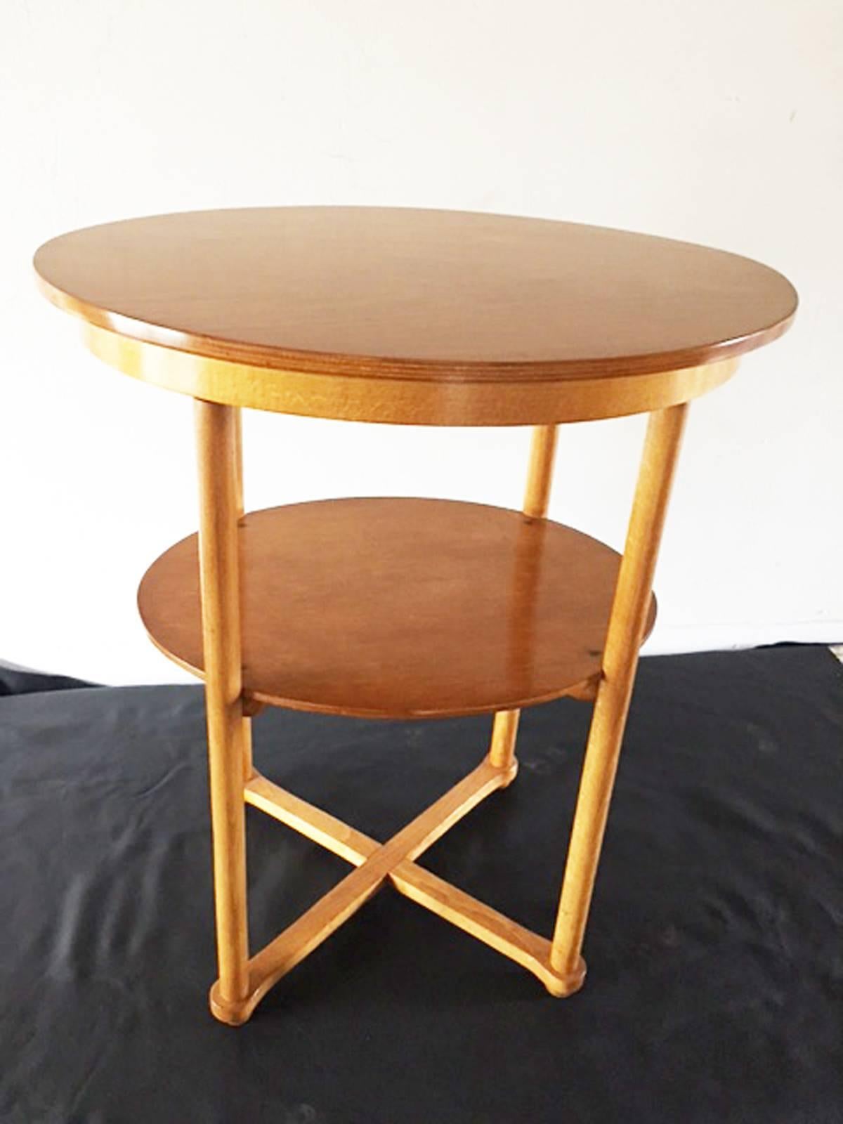 Thonet Side Table by Josef Hoffmann In Excellent Condition In Vienna, AT