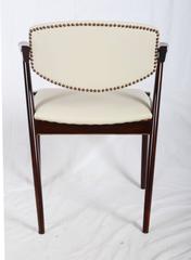 Hardwood and Leather Chairs by Kai Kristiansen Model 42