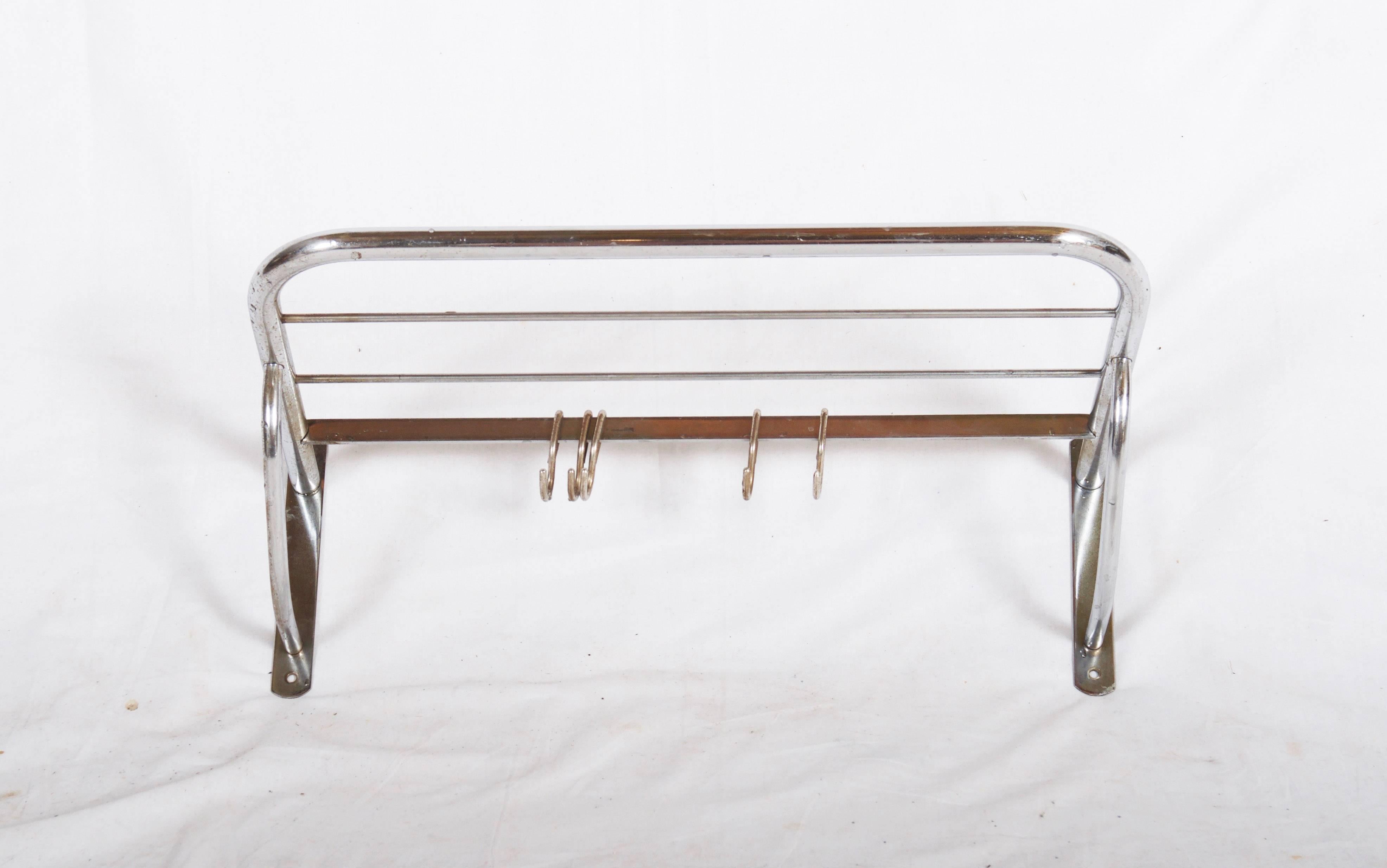 Mid-20th Century Bauhaus Hut and Coat Rack For Sale