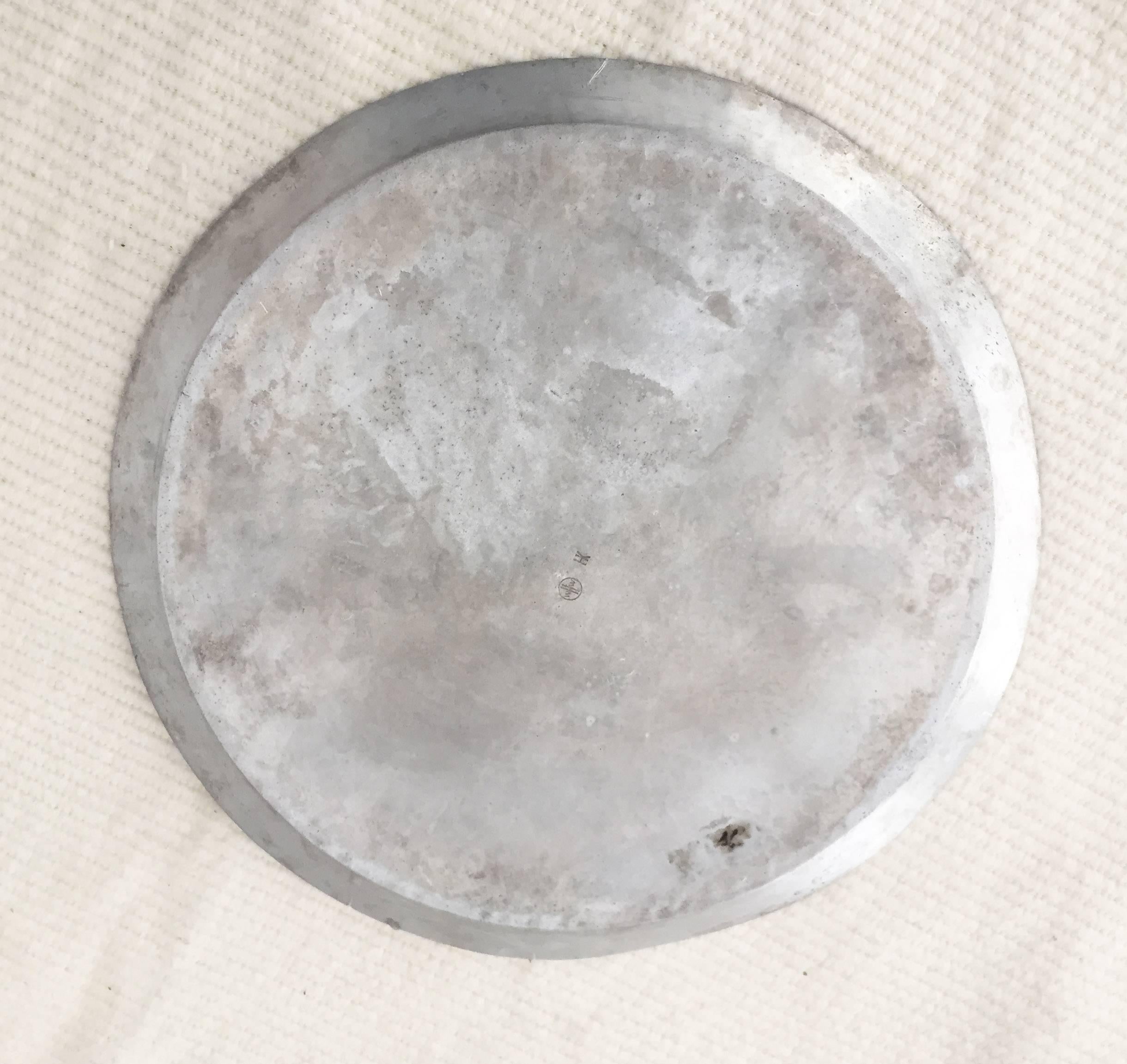 Mid-20th Century Steel Plate by Hagenauer For Sale