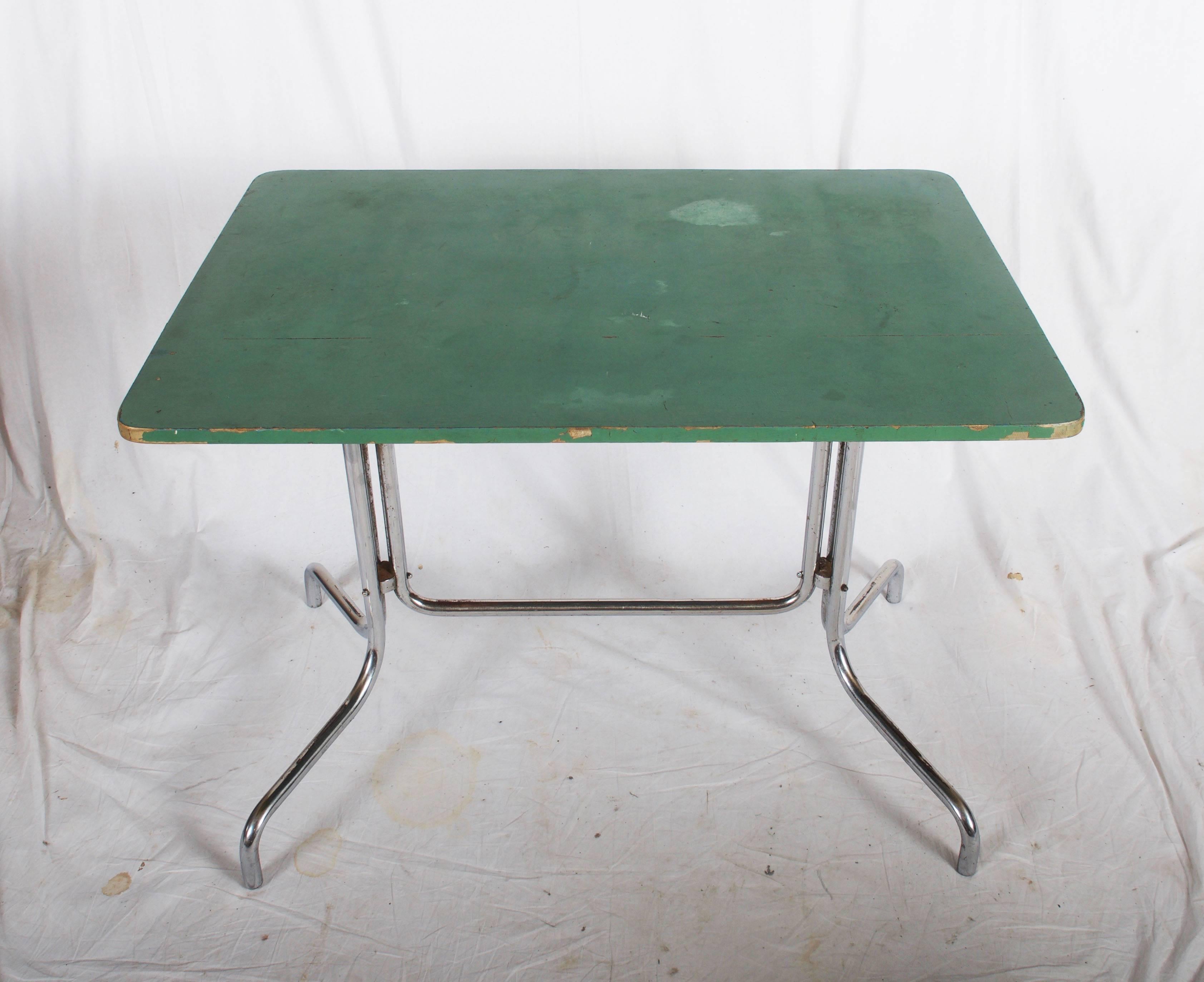 Extremely Rare Bauhaus Table by Marcel Breuer for Mücke & Melder In Good Condition In Vienna, AT