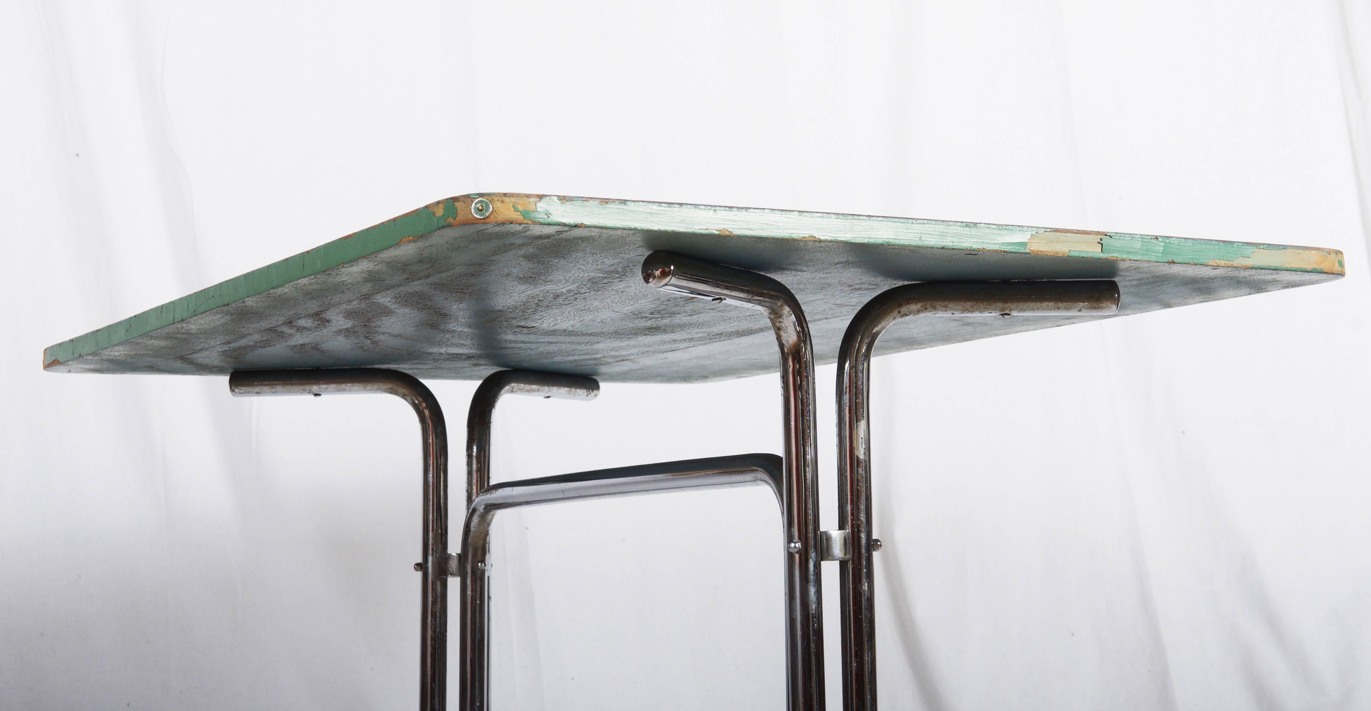 Mid-20th Century Extremely Rare Bauhaus Table by Marcel Breuer for Mücke & Melder