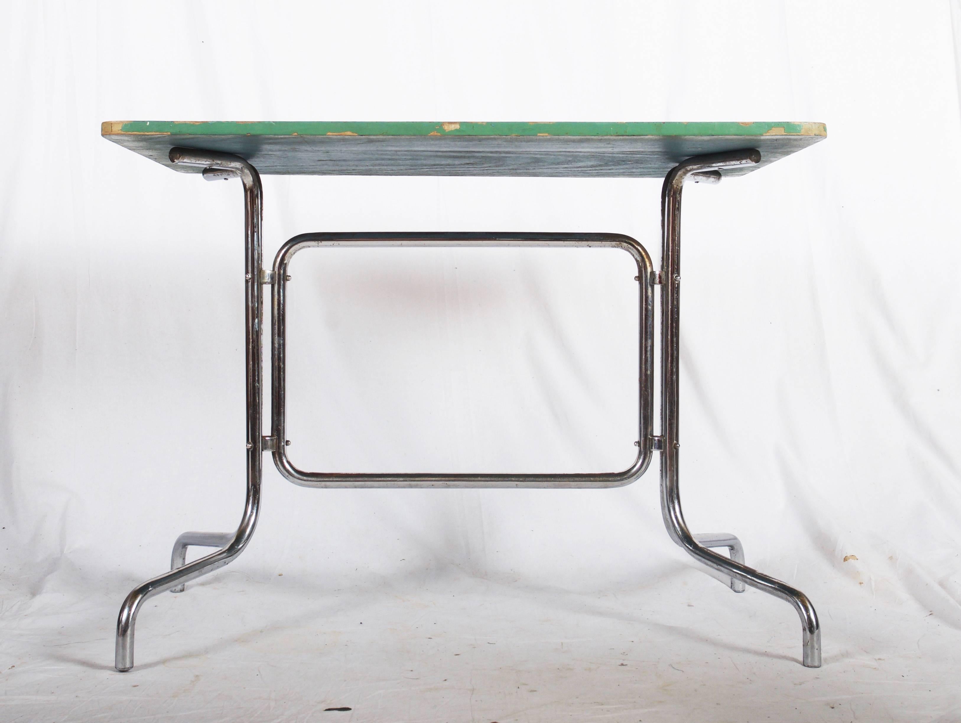 Extremely Rare Bauhaus Table by Marcel Breuer for Mücke & Melder 3