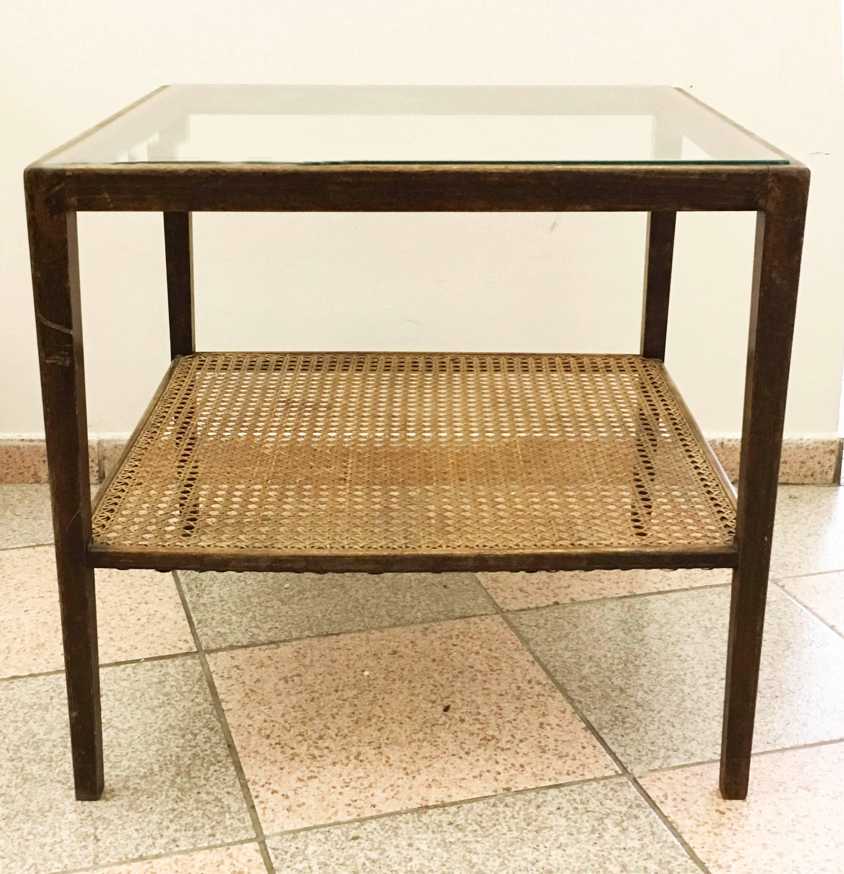 Austrian Side Table by Julius Jirasek for Hagenauer Wien For Sale