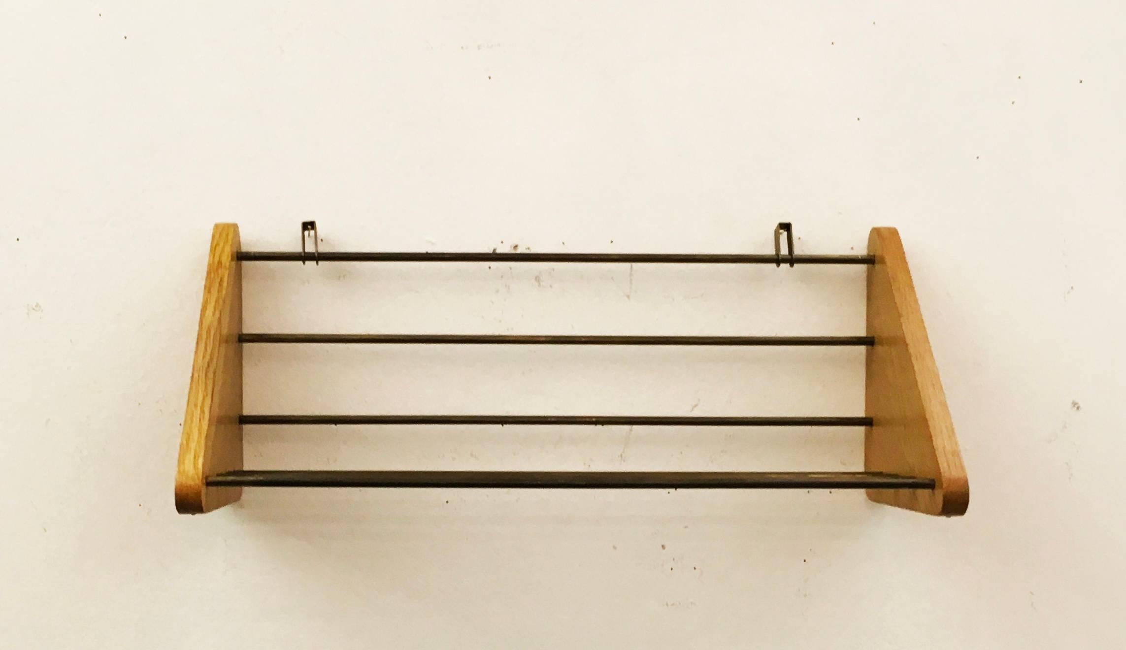 Mid-Century Modern Bookshelf in the Style of Carl Aubock For Sale