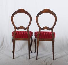 Pair of Mahogany Chairs Form 1850s