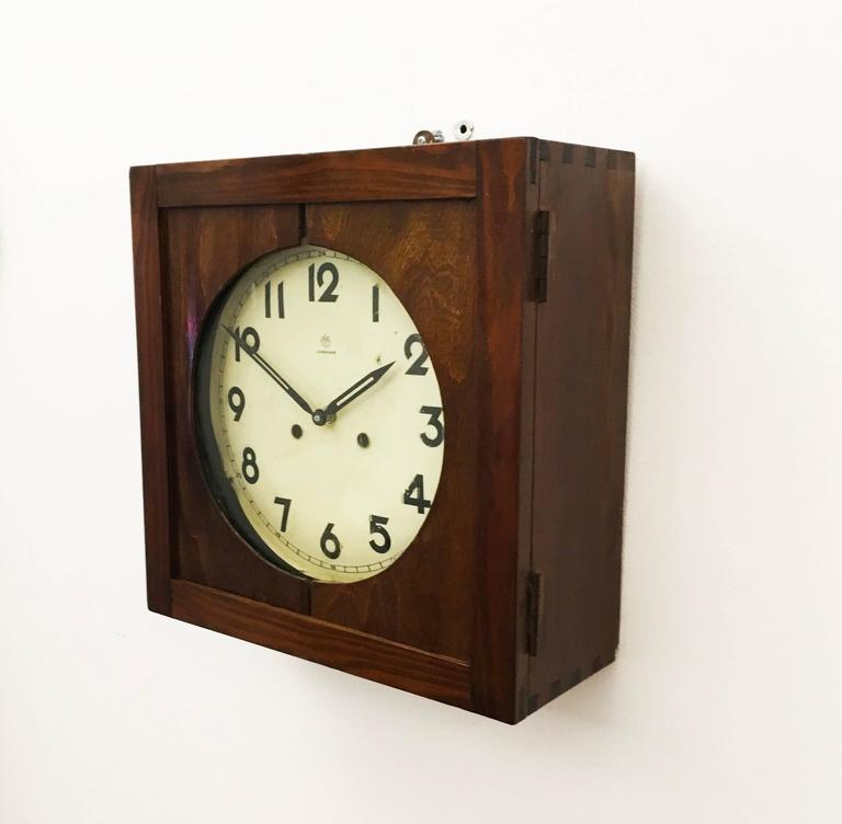 Junghans Wall Clock For Sale at 1stdibs