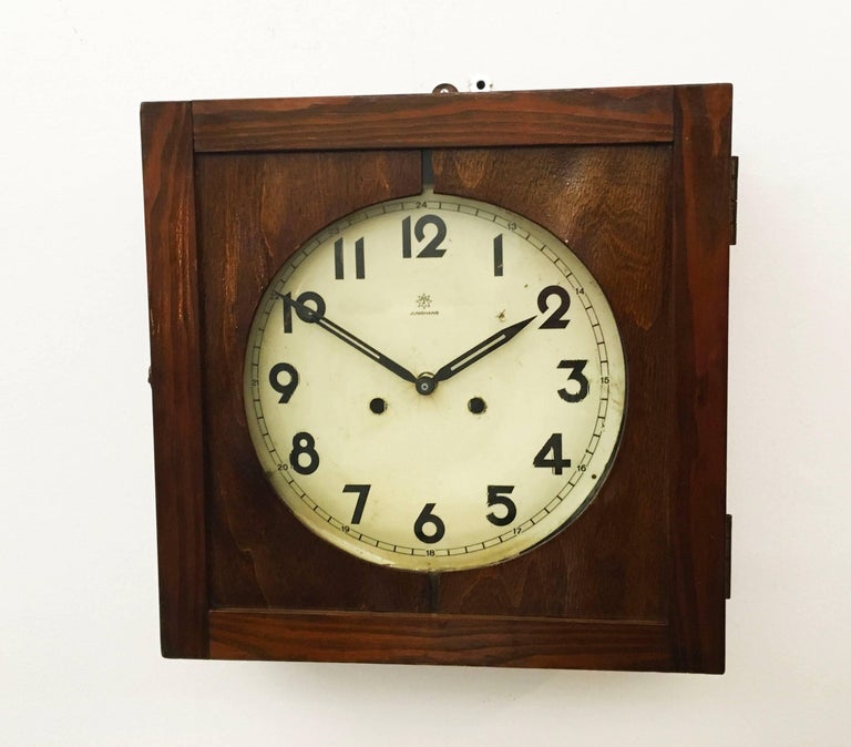Junghans Wall Clock For Sale at 1stdibs