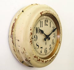 Art Deco Siemens Factory or Workshop Wall Clock
