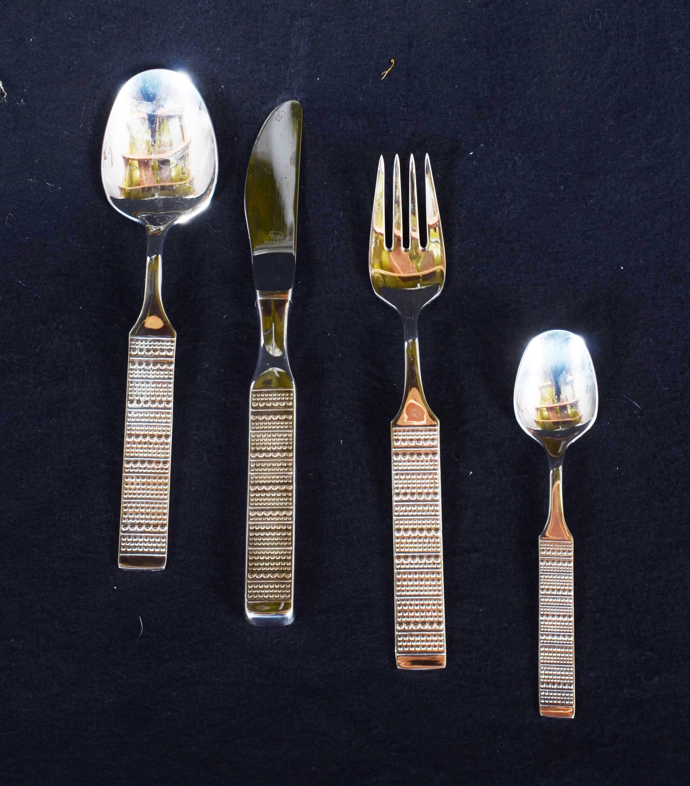 Austrian Ausrian Flatware, Cutlery Set by Berndorf For Sale