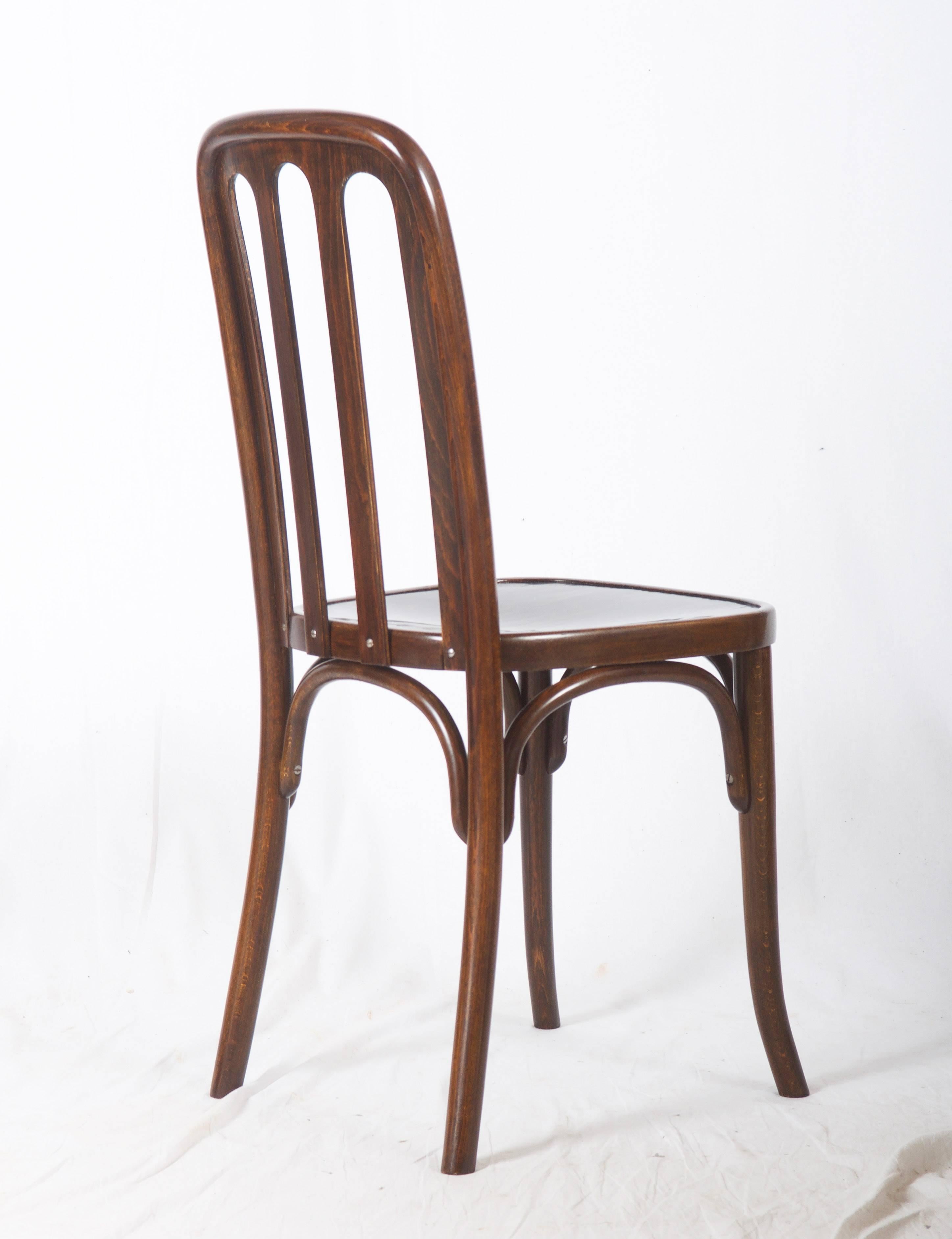 Beech Dining Chairs by Josef Hoffmann for Thonet