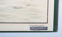 Antique Swedish School, Teaching Chart, Poster "Snakes and Lizards"