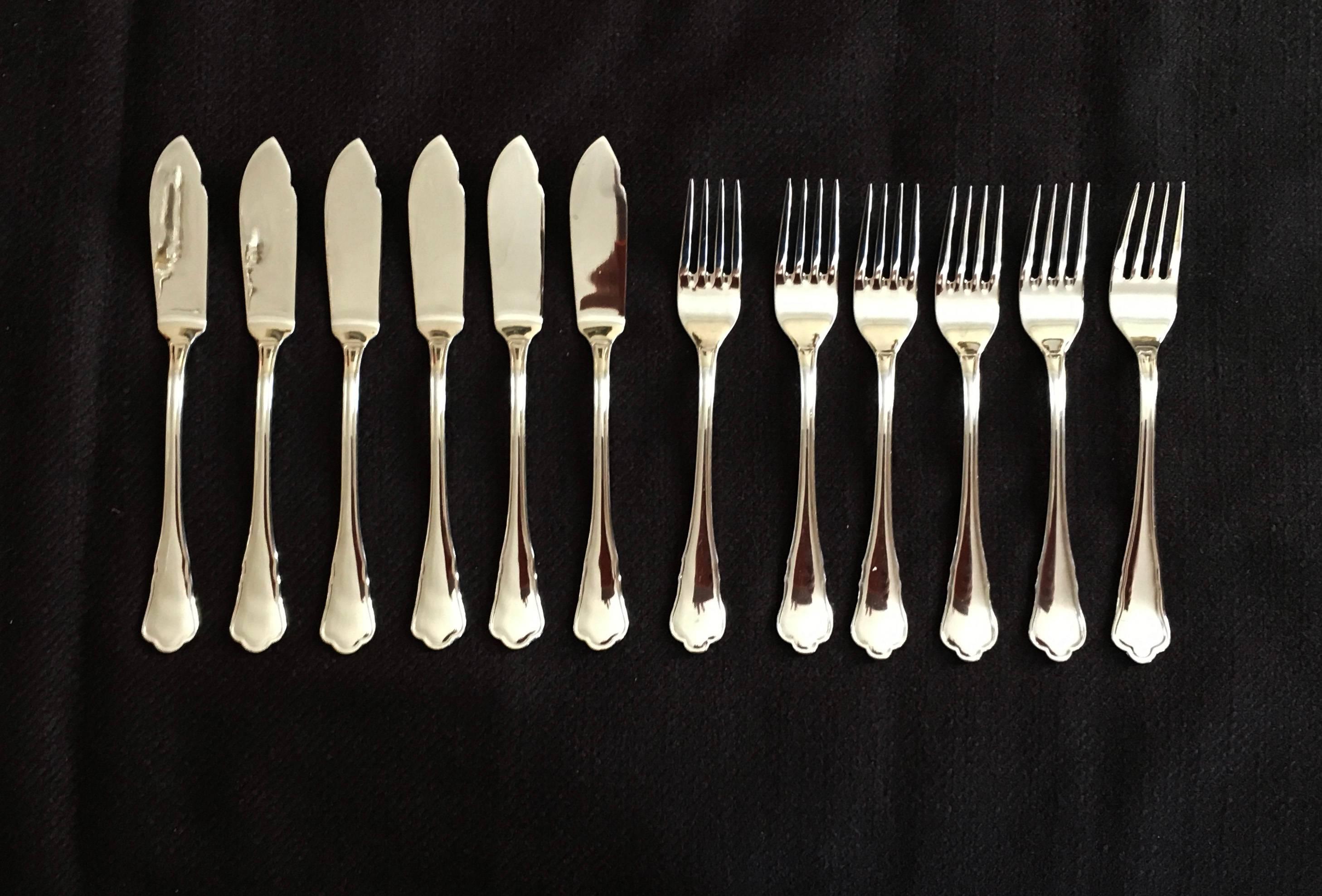Ausrian Flatware, Cutlery Set by Berndorf 1