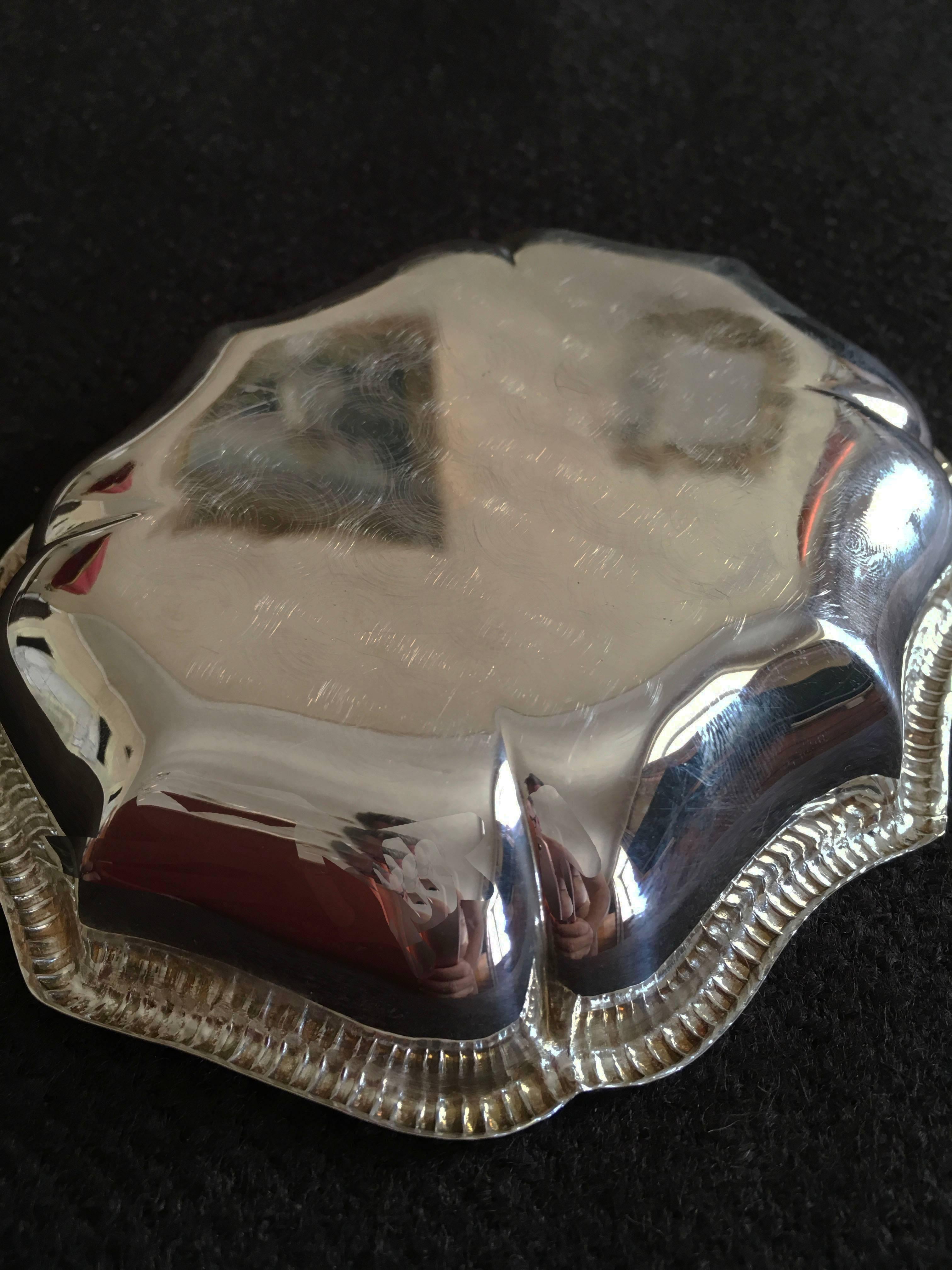 Late 20th Century Silver Plate from the Late 1970s For Sale