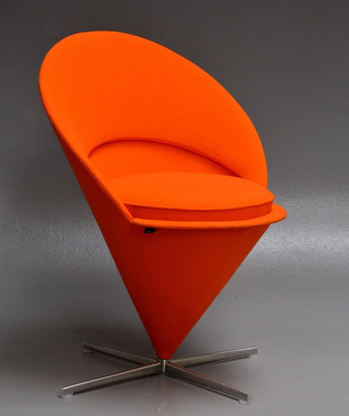 Mid-Century Modern Verner Panton Organe Cone Chair