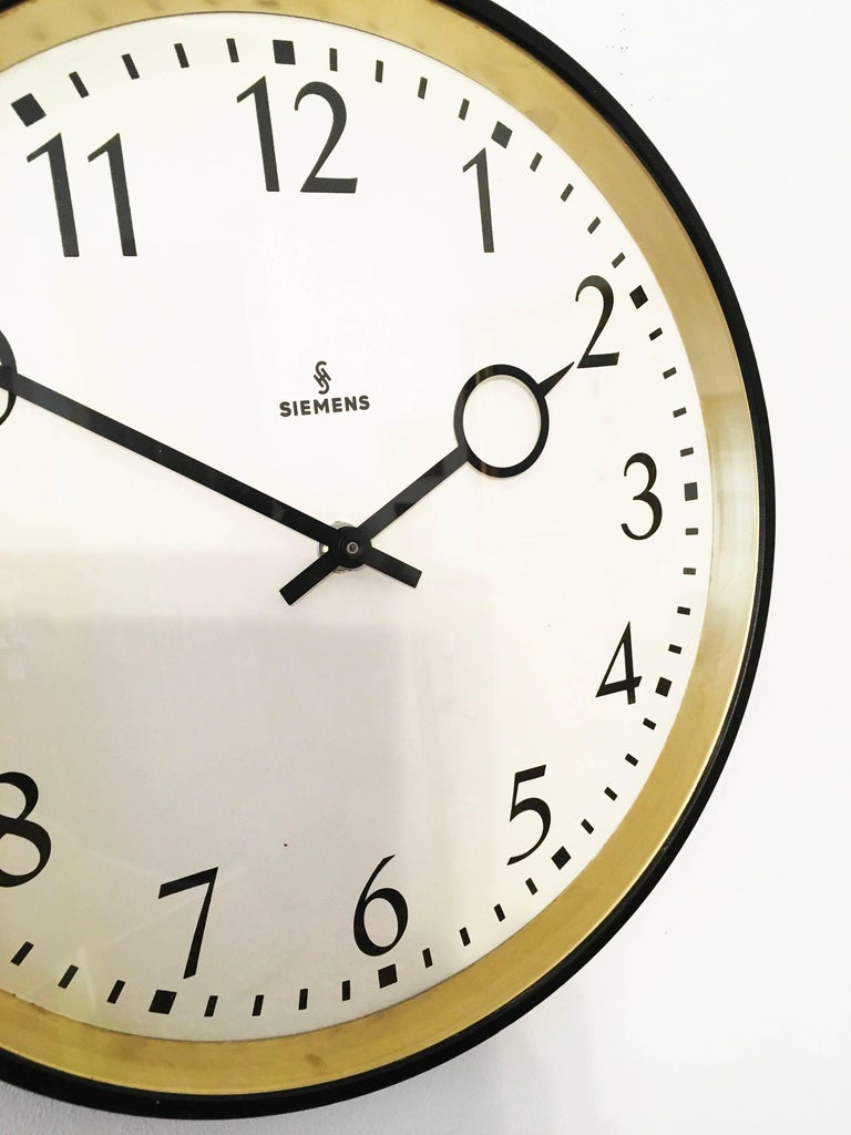 Siemens Industrial Factory or Wall Clock at 1stdibs