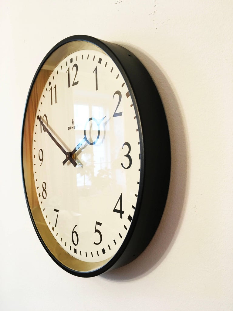 Siemens Industrial Factory or Wall Clock at 1stdibs