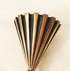 Brass Table Bell by Walter Bosse for Hertha Baller