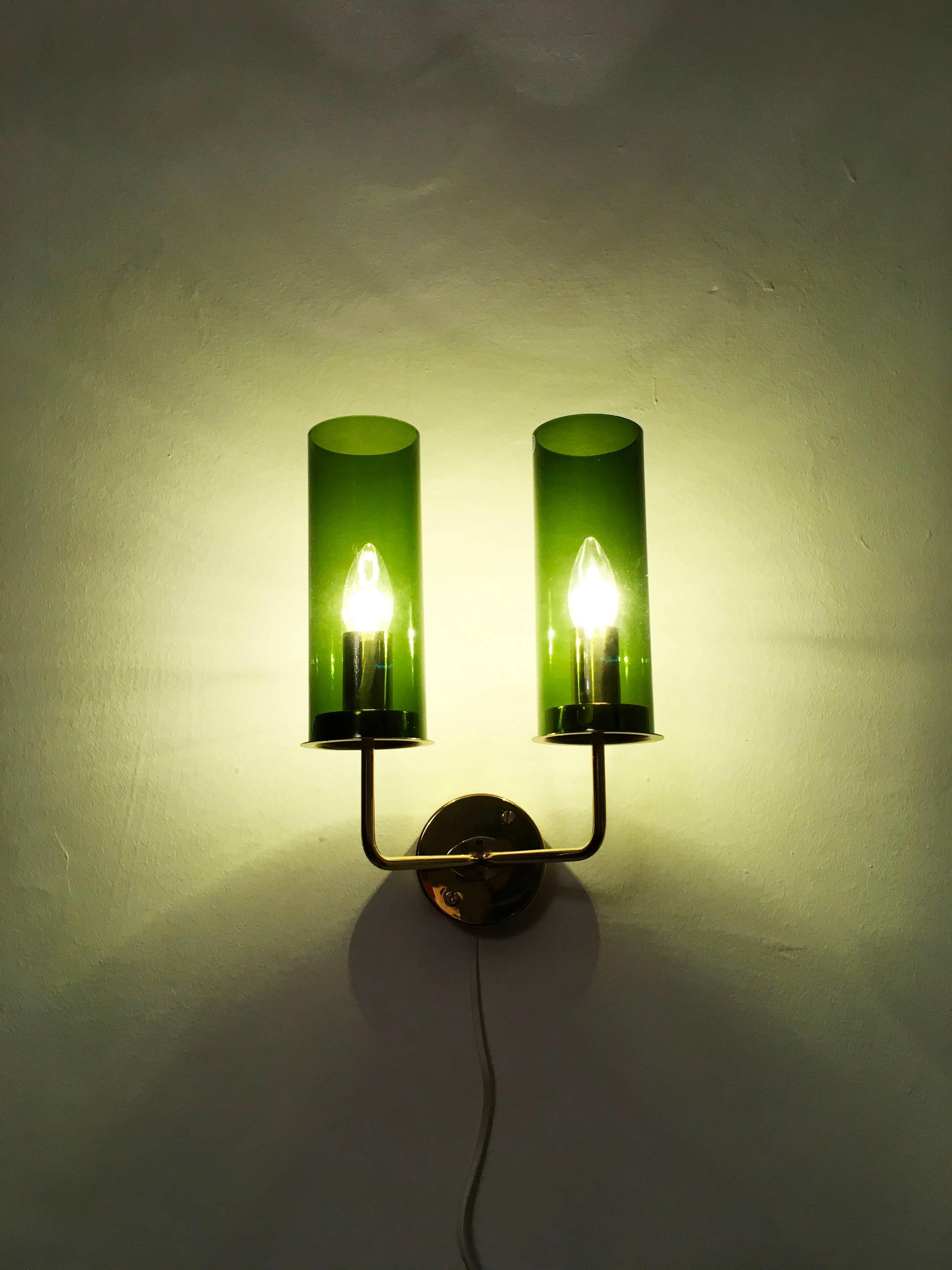 Scandinavian Modern Wall Lamps by Hans-Agne Jakobsson Model V-169/2 For Sale