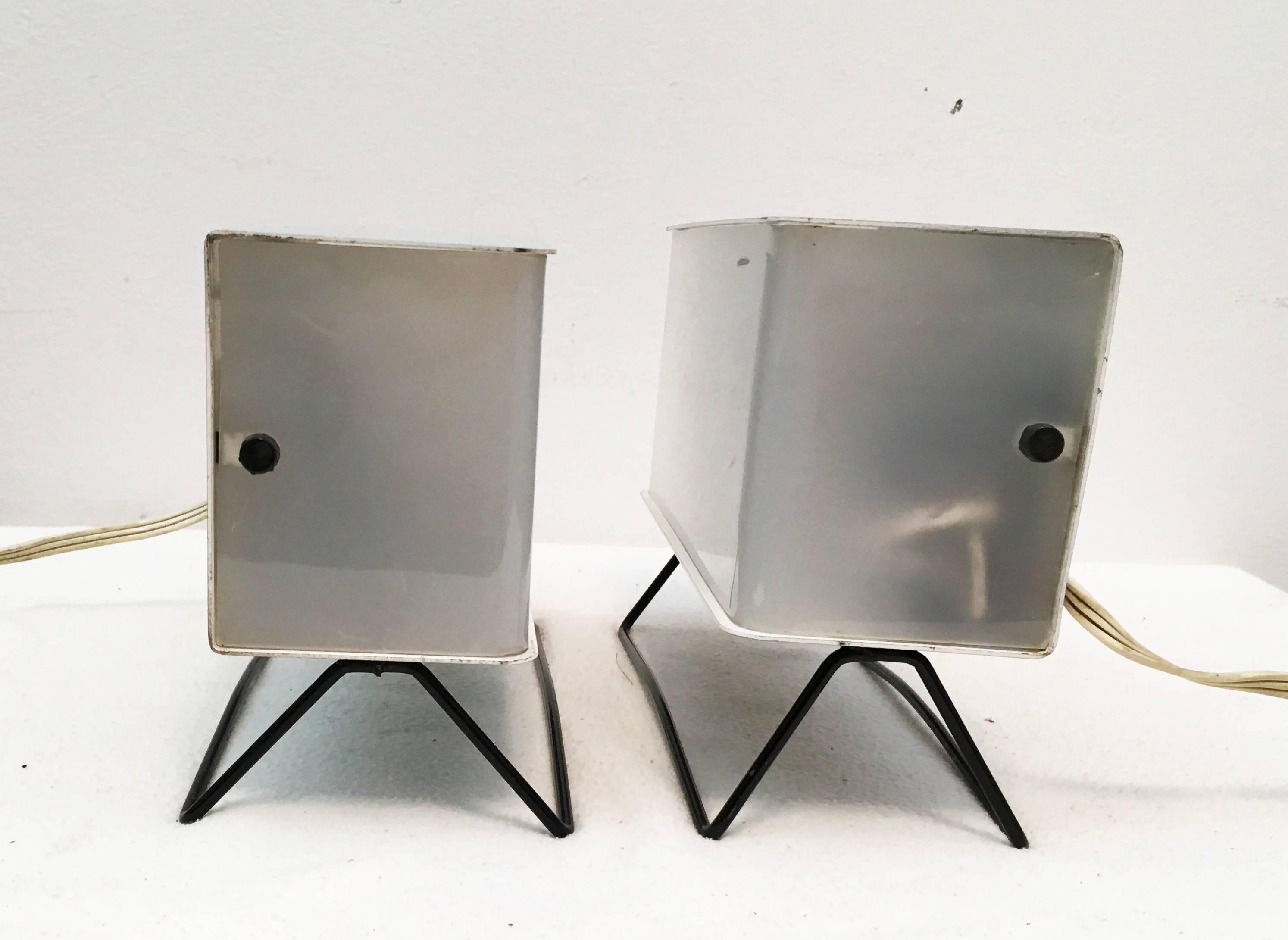 Rare Midcentury Table Lamps by Pokrok In Excellent Condition For Sale In Vienna, AT