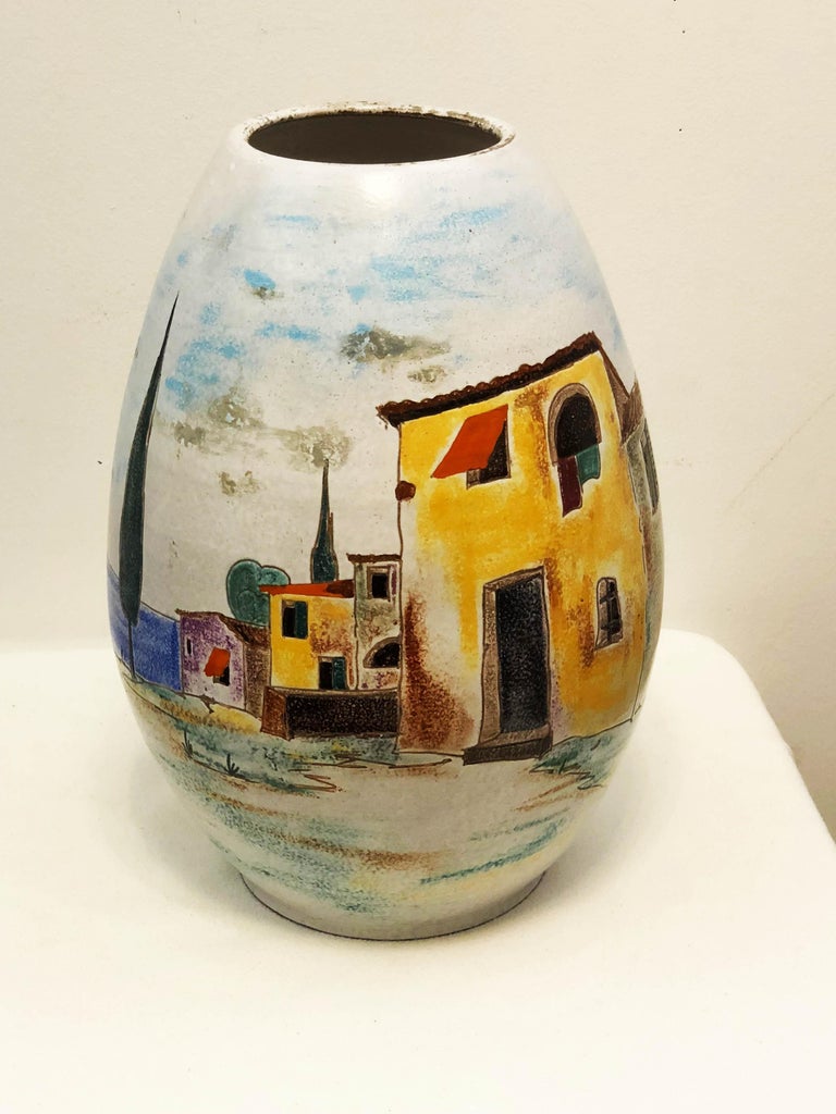Italian Large Floor Vase For At 1stdibs Large Italian Ceramic Floor Vase From The 1960s